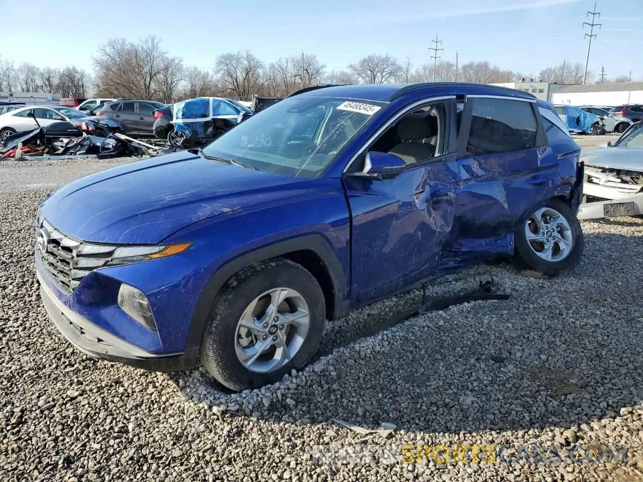 1 Photograph of a damaged car 5NMJBCAE2PH291041 HYUNDAI TUCSON 2023