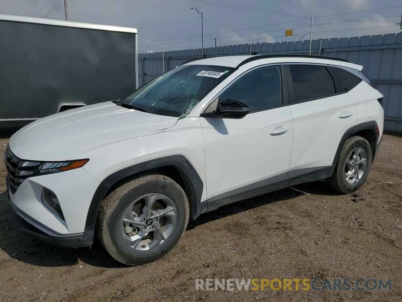 1 Photograph of a damaged car 5NMJBCAE3PH190641 HYUNDAI TUCSON 2023