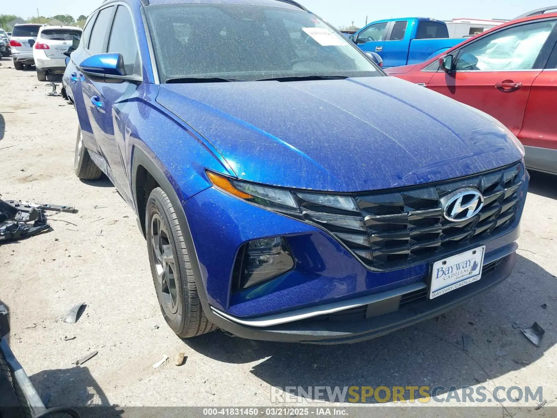 1 Photograph of a damaged car 5NMJBCAE3PH204442 HYUNDAI TUCSON 2023