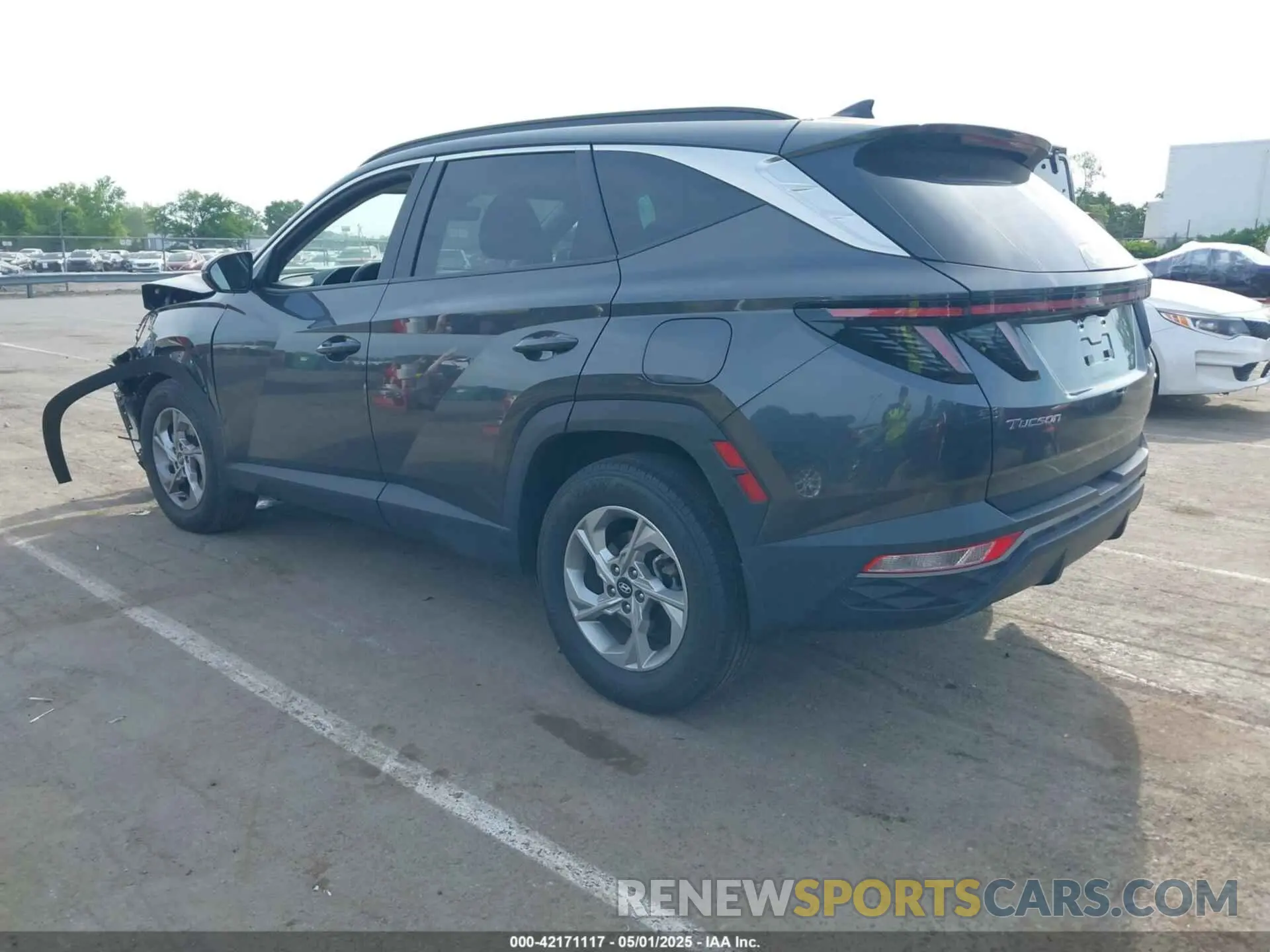 3 Photograph of a damaged car 5NMJBCAE5PH180953 HYUNDAI TUCSON 2023