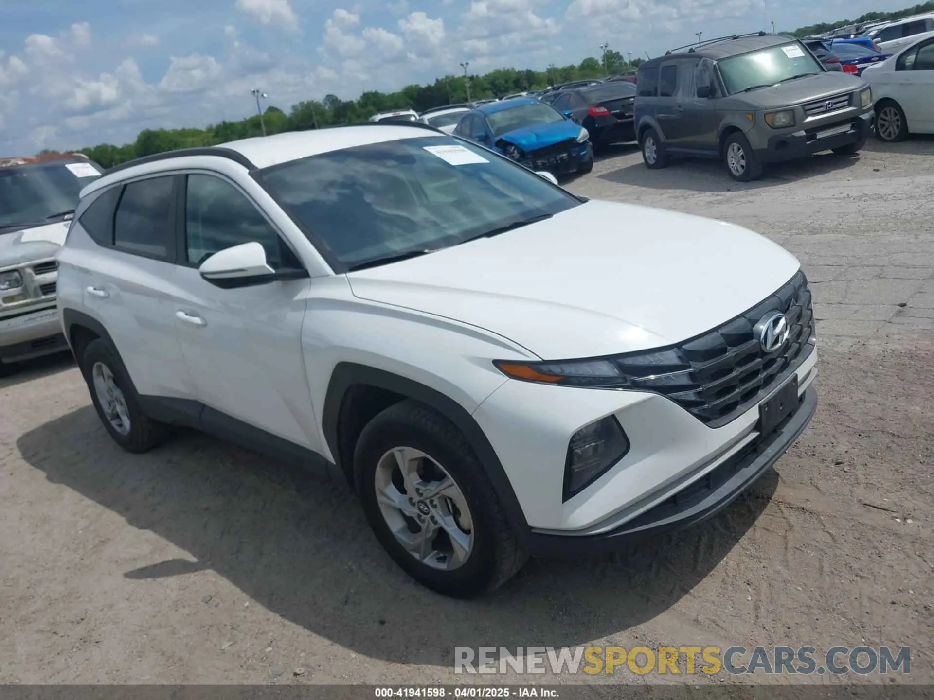1 Photograph of a damaged car 5NMJBCAE5PH221713 HYUNDAI TUCSON 2023