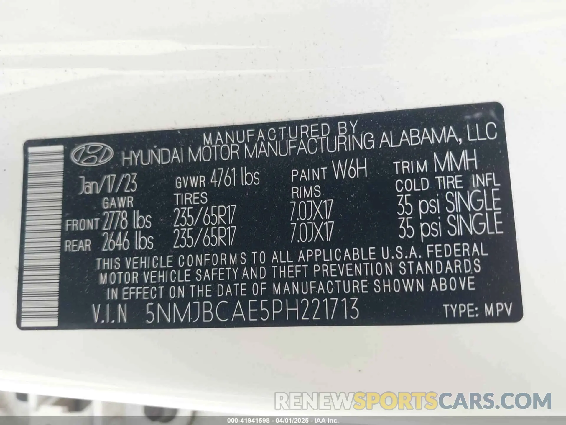 9 Photograph of a damaged car 5NMJBCAE5PH221713 HYUNDAI TUCSON 2023