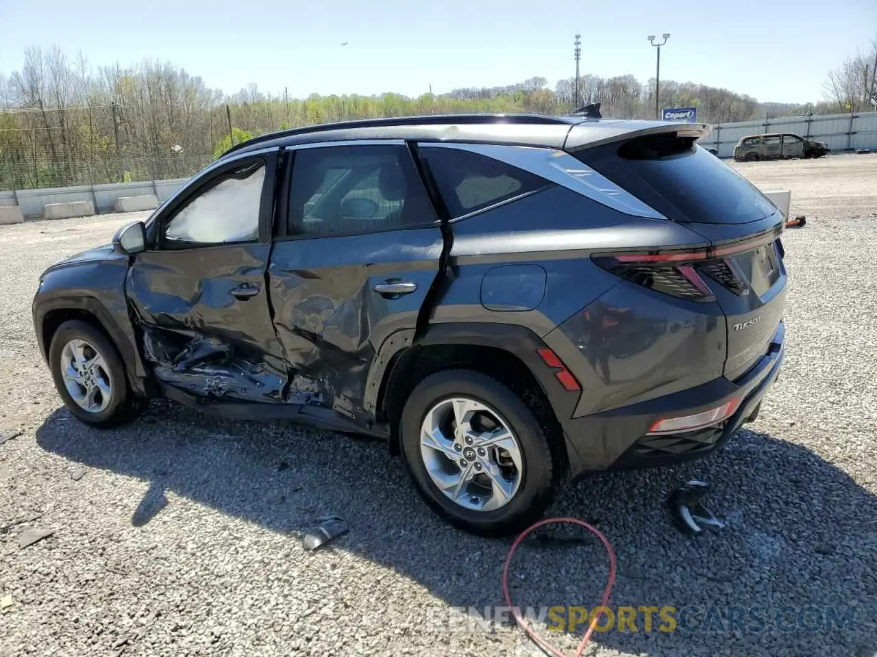 2 Photograph of a damaged car 5NMJBCAE5PH294015 HYUNDAI TUCSON 2023