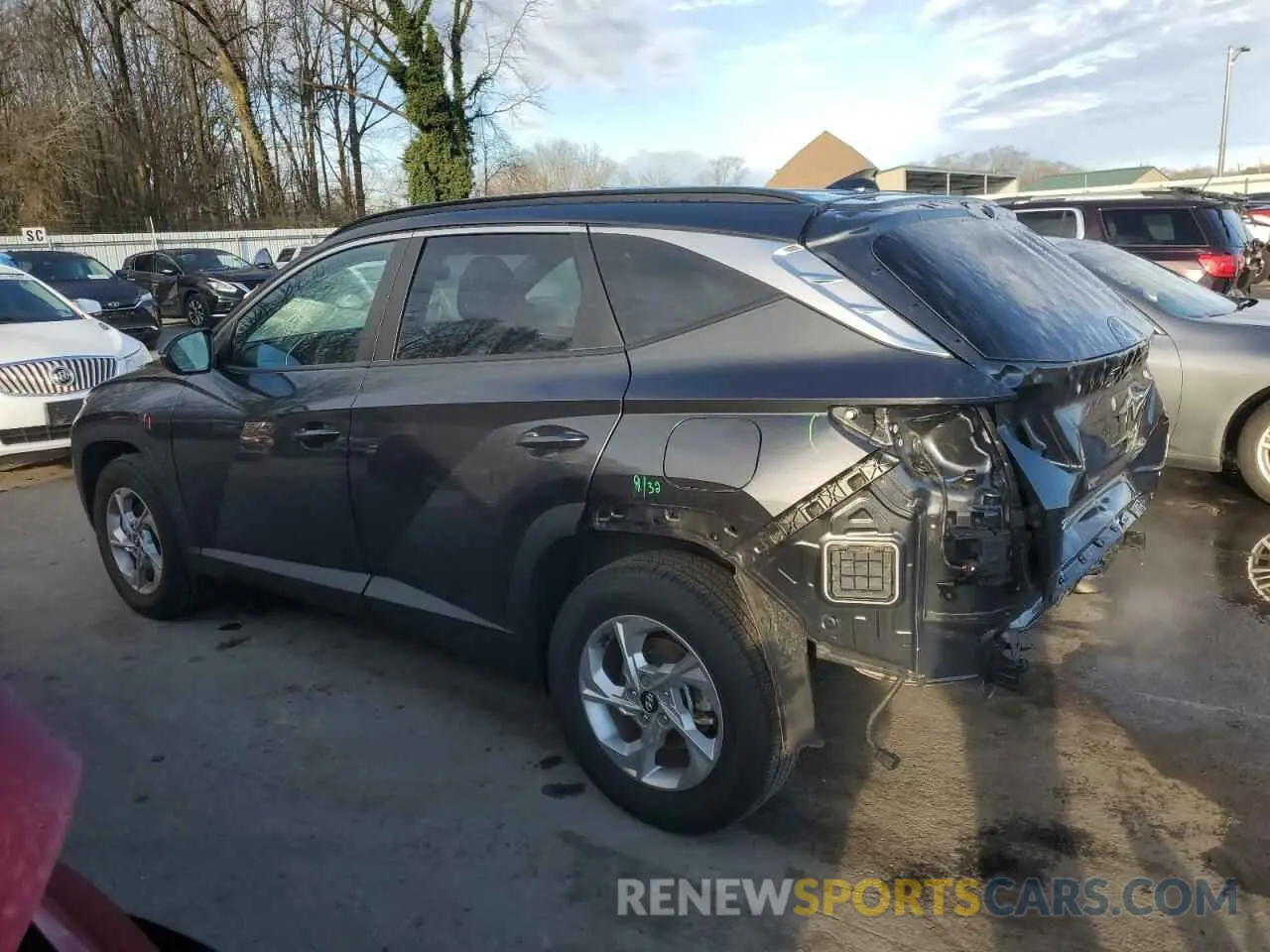 2 Photograph of a damaged car 5NMJBCAE6PH215435 HYUNDAI TUCSON 2023