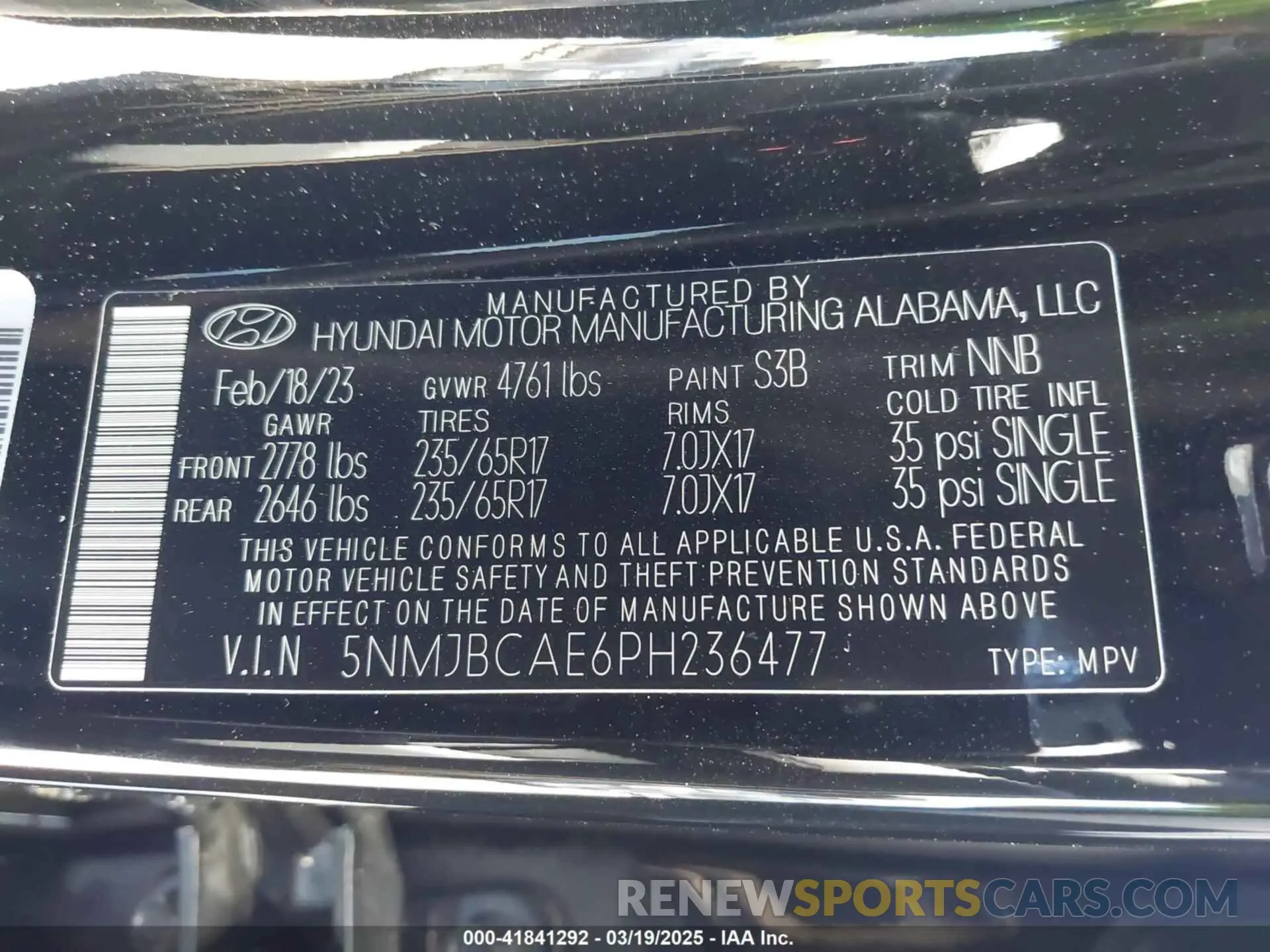 9 Photograph of a damaged car 5NMJBCAE6PH236477 HYUNDAI TUCSON 2023