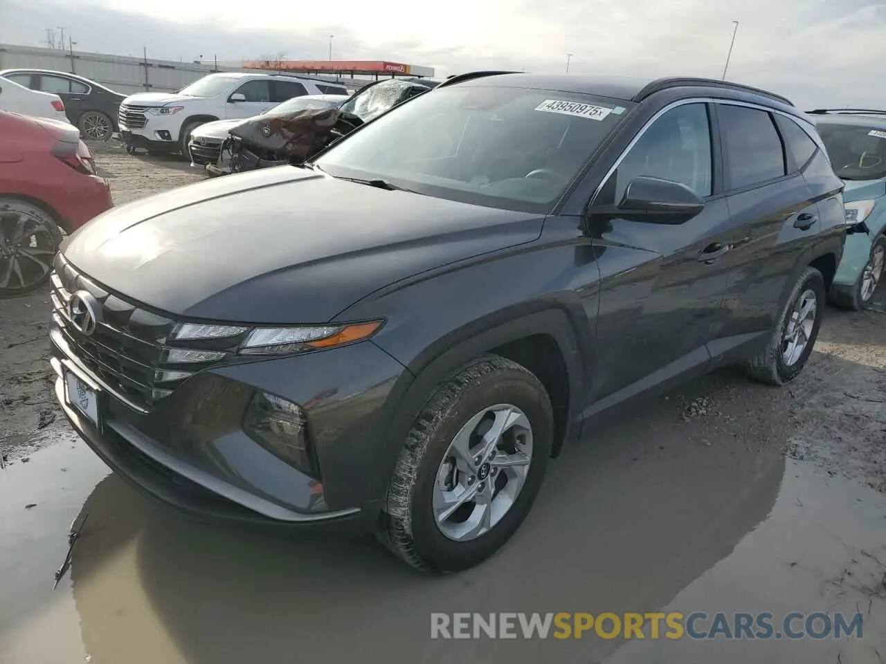 1 Photograph of a damaged car 5NMJBCAE7PH198483 HYUNDAI TUCSON 2023