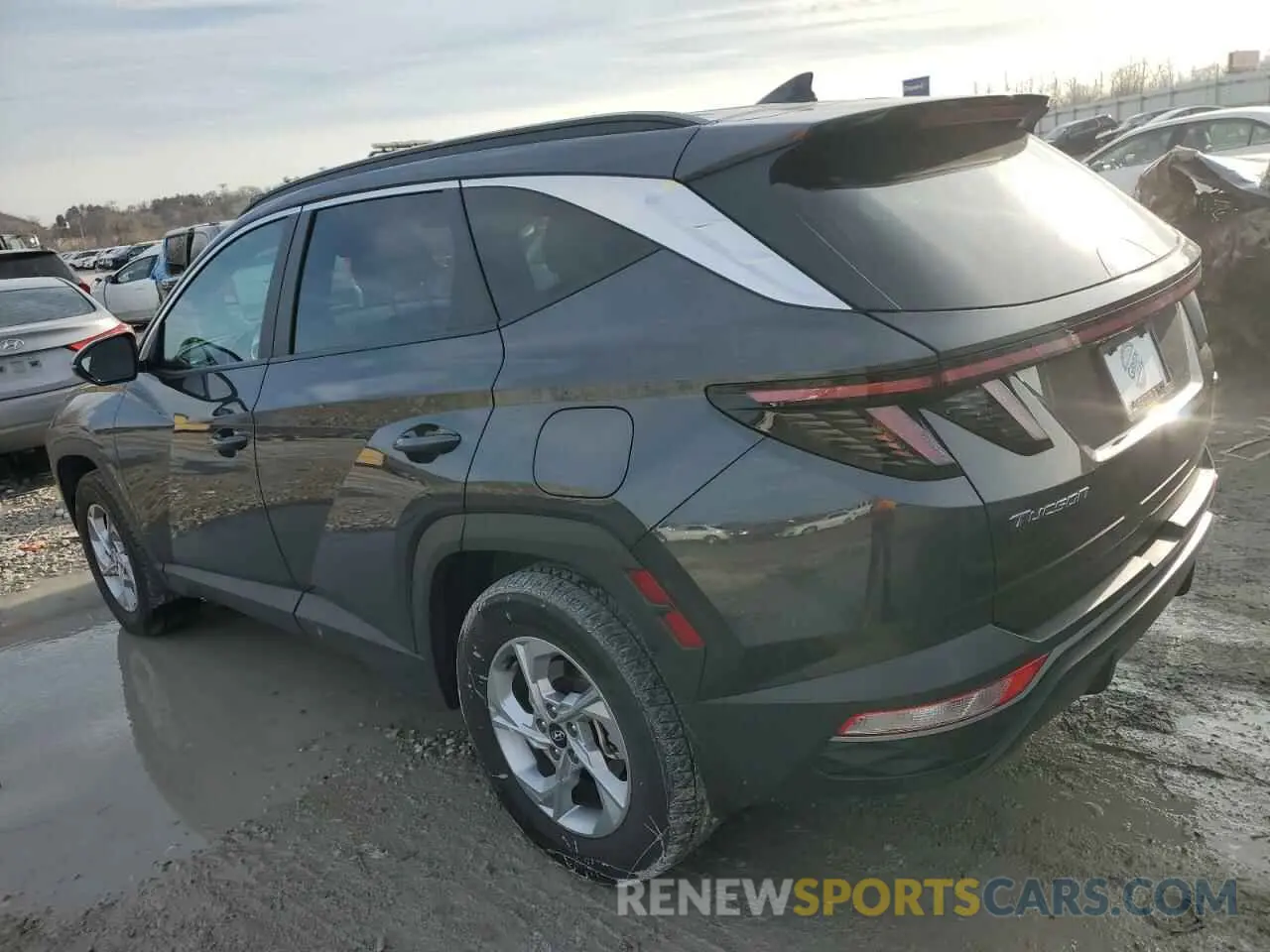 2 Photograph of a damaged car 5NMJBCAE7PH198483 HYUNDAI TUCSON 2023