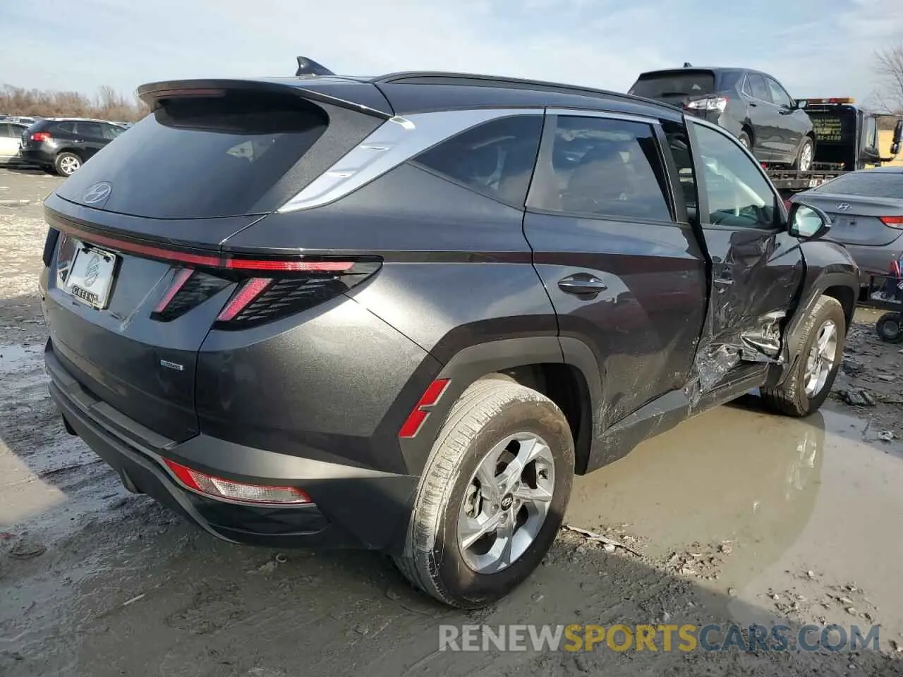 3 Photograph of a damaged car 5NMJBCAE7PH198483 HYUNDAI TUCSON 2023