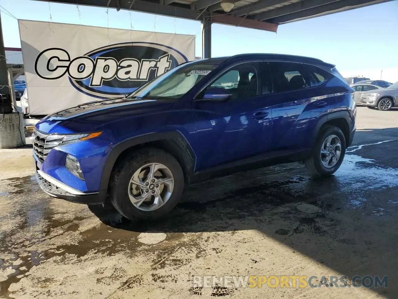 1 Photograph of a damaged car 5NMJBCAE7PH215699 HYUNDAI TUCSON 2023