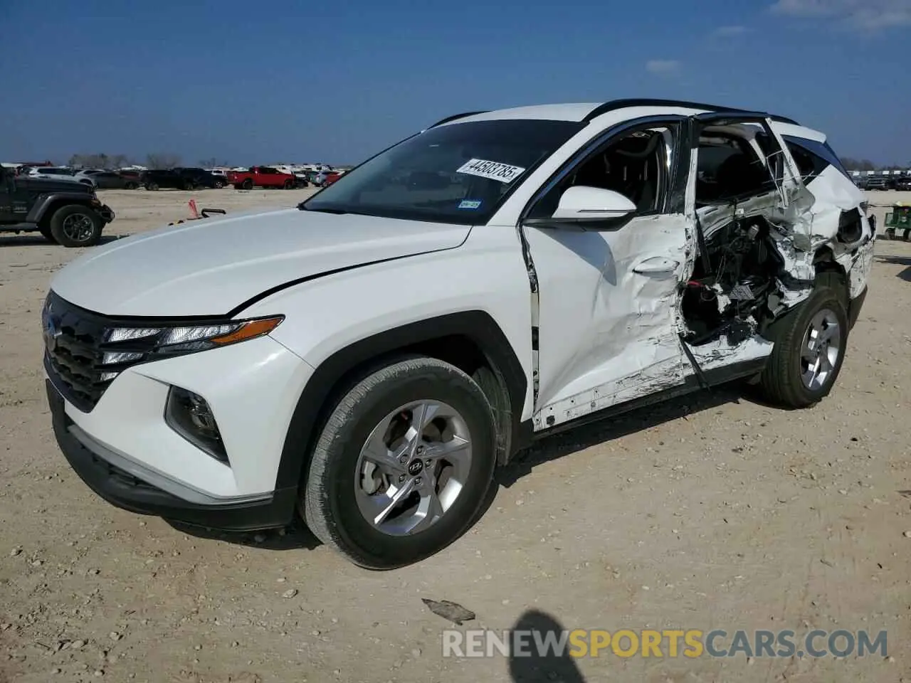 1 Photograph of a damaged car 5NMJBCAE8PH282294 HYUNDAI TUCSON 2023