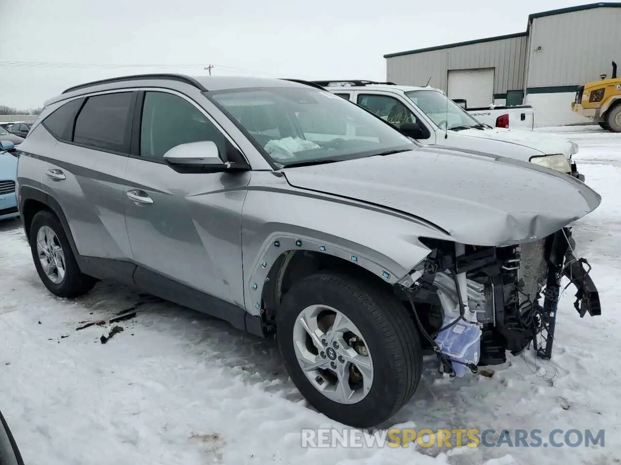 4 Photograph of a damaged car 5NMJBCAE8PH293506 HYUNDAI TUCSON 2023