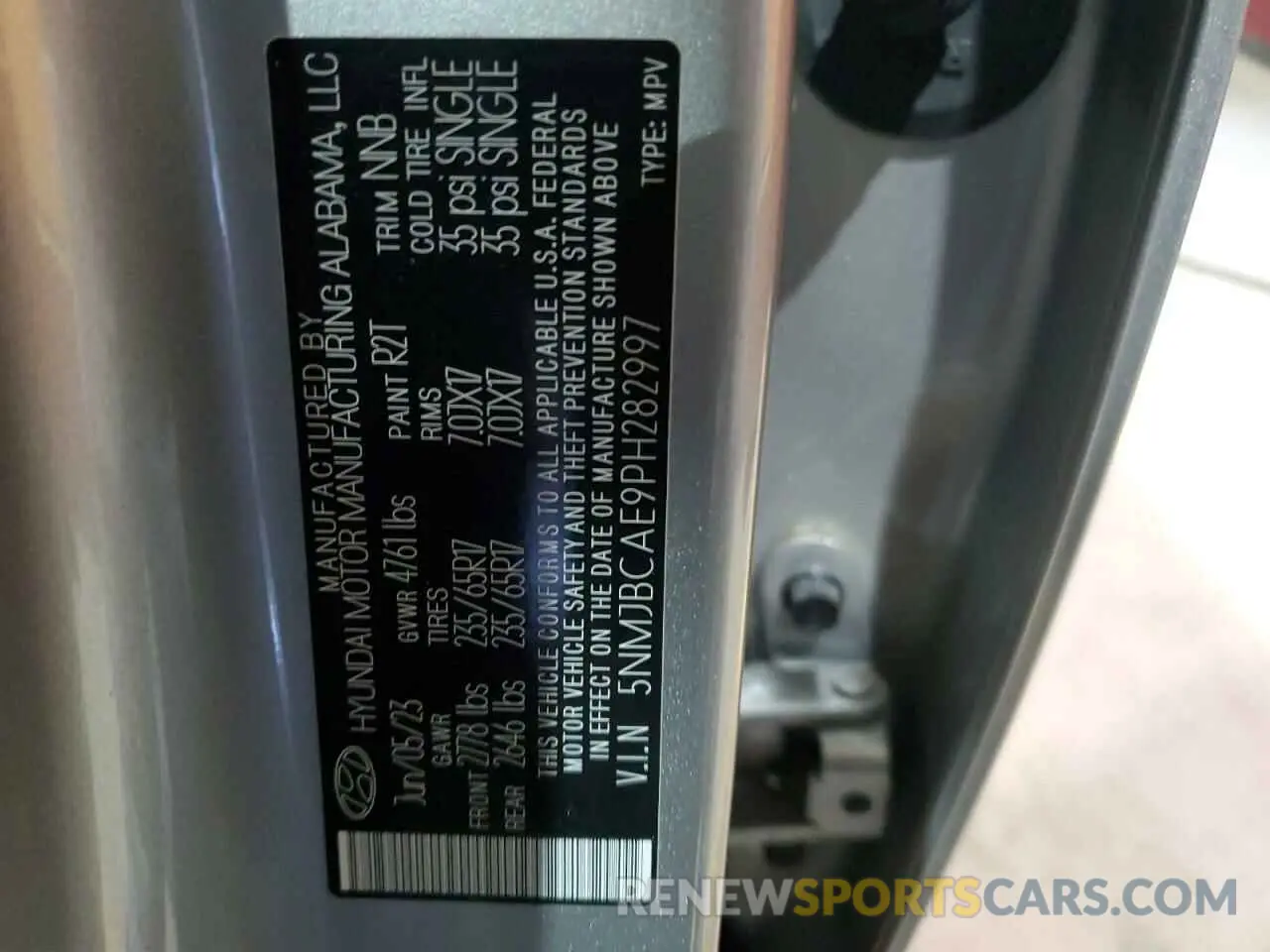 13 Photograph of a damaged car 5NMJBCAE9PH282997 HYUNDAI TUCSON 2023