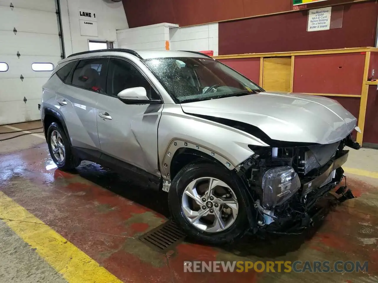 4 Photograph of a damaged car 5NMJBCAE9PH282997 HYUNDAI TUCSON 2023