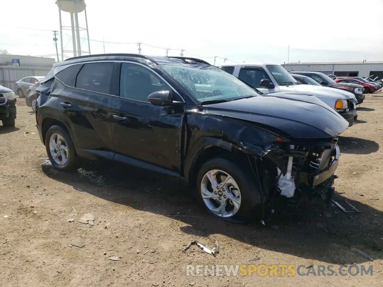 4 Photograph of a damaged car 5NMJBCAE9PH293806 HYUNDAI TUCSON 2023
