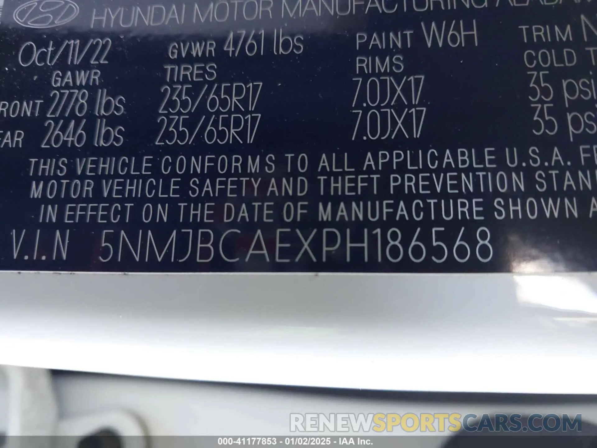 18 Photograph of a damaged car 5NMJBCAEXPH186568 HYUNDAI TUCSON 2023