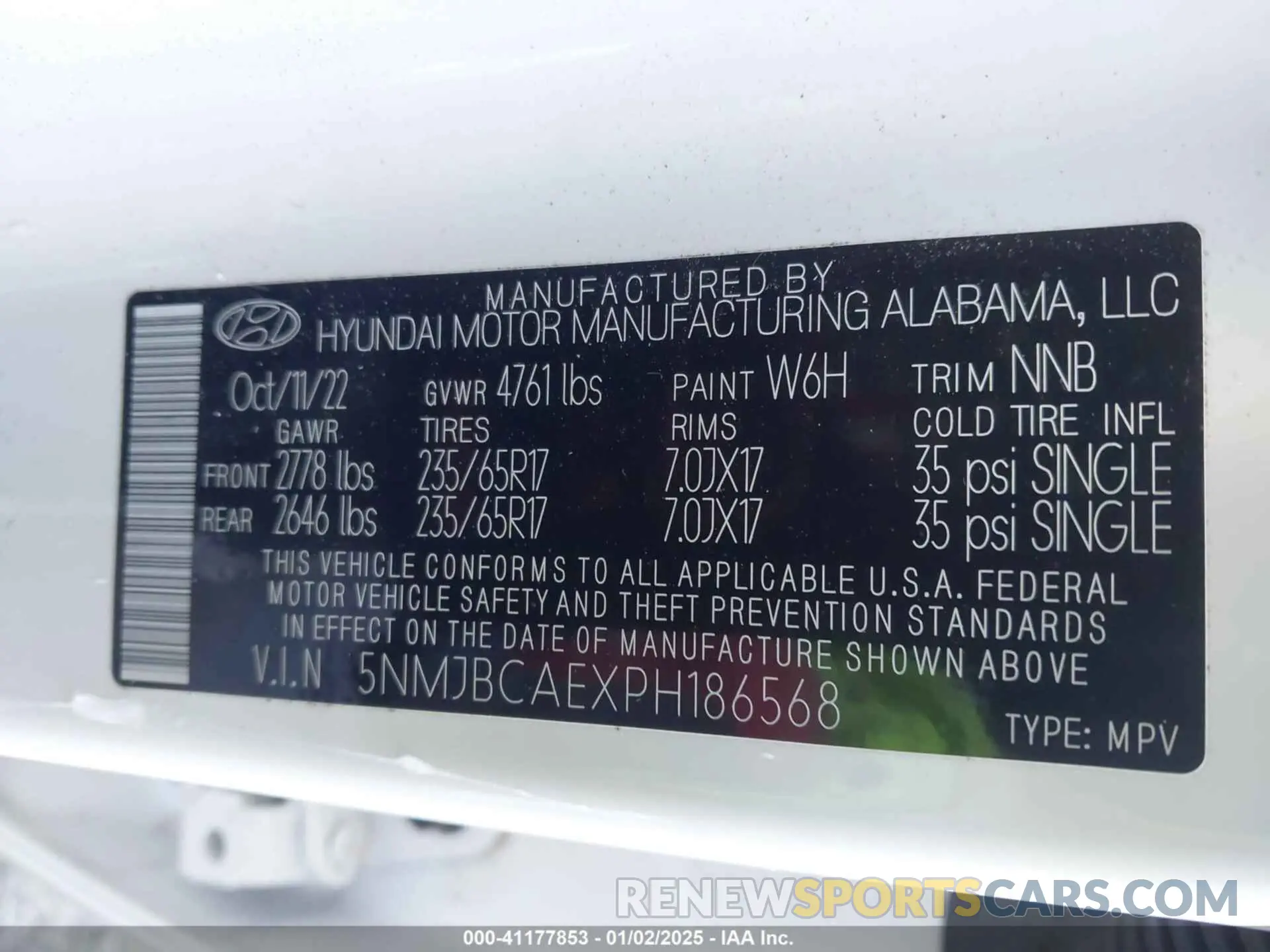 9 Photograph of a damaged car 5NMJBCAEXPH186568 HYUNDAI TUCSON 2023