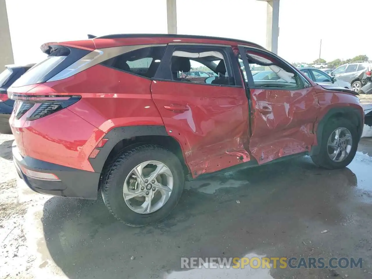 3 Photograph of a damaged car 5NMJBCAEXPH190037 HYUNDAI TUCSON 2023