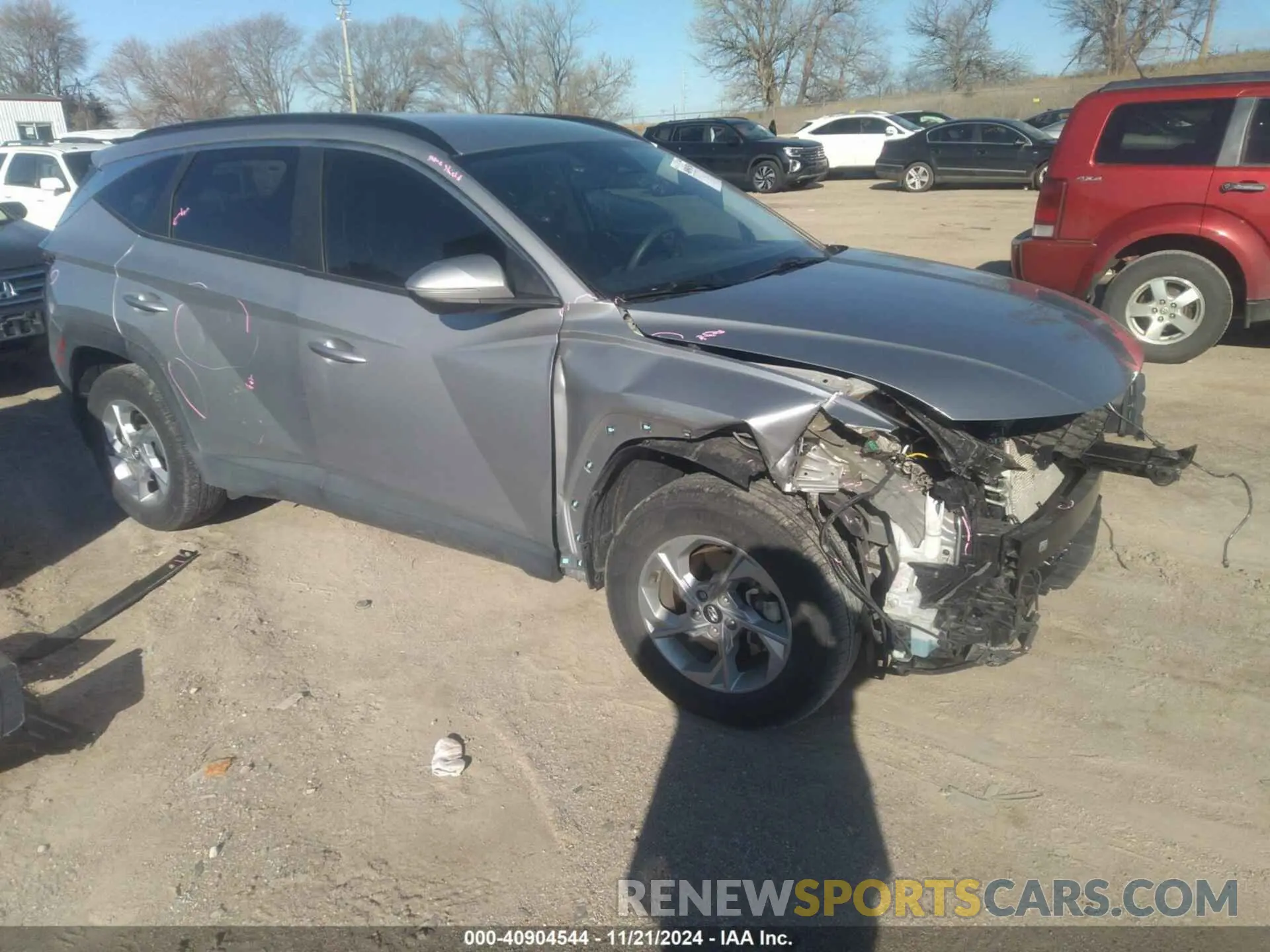 1 Photograph of a damaged car 5NMJBCAEXPH226213 HYUNDAI TUCSON 2023