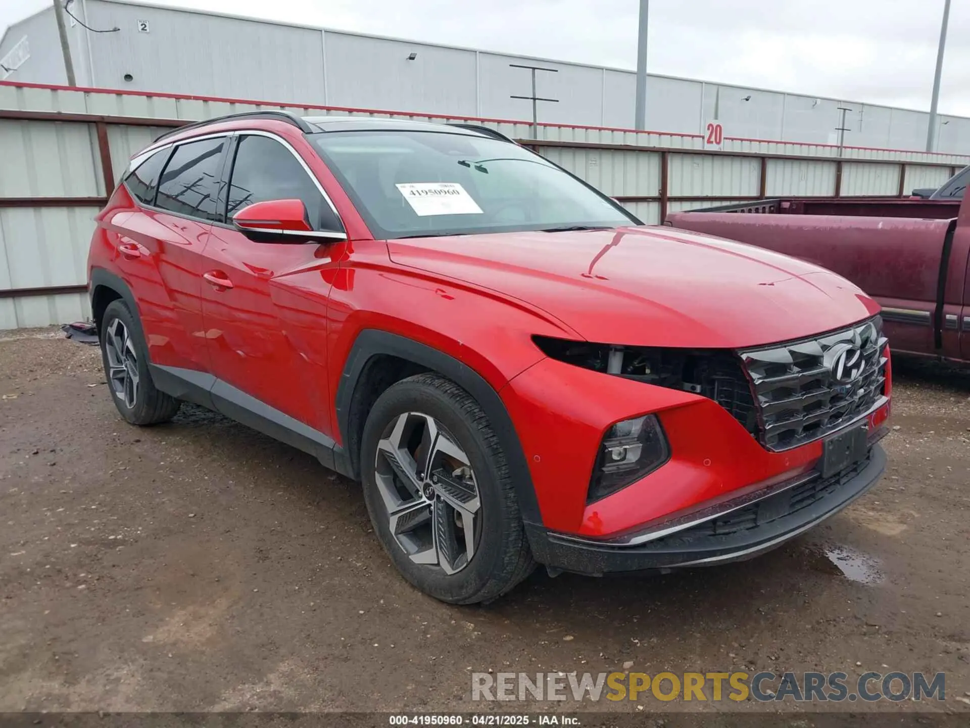 1 Photograph of a damaged car 5NMJE3AE0PH261284 HYUNDAI TUCSON 2023