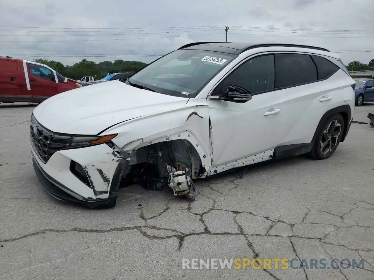 1 Photograph of a damaged car 5NMJE3AE1PH239228 HYUNDAI TUCSON 2023