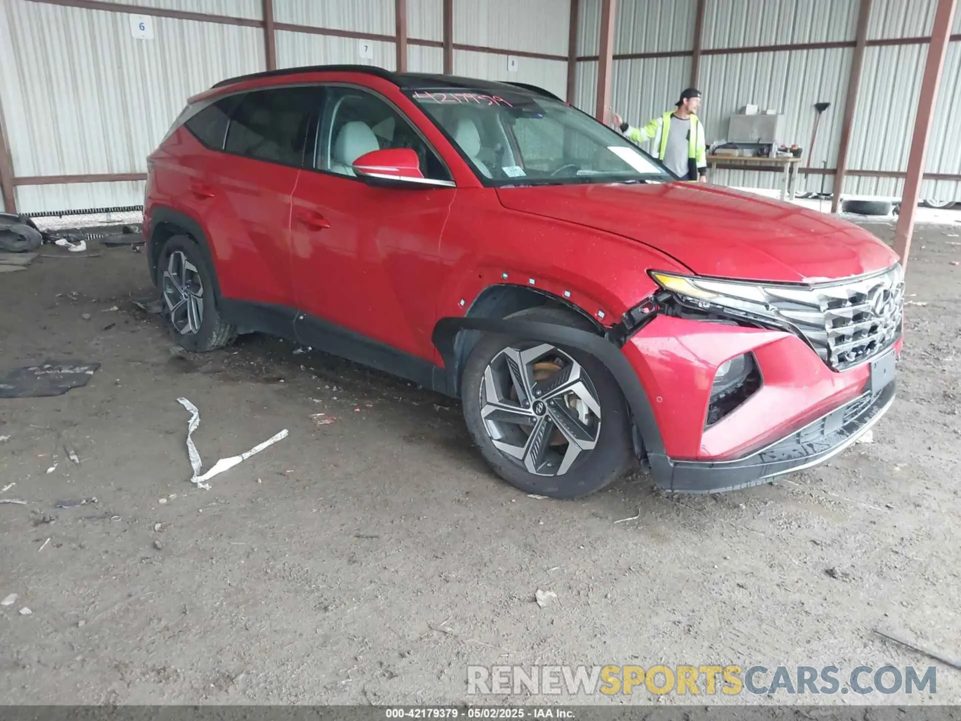 1 Photograph of a damaged car 5NMJE3AE4PH193183 HYUNDAI TUCSON 2023
