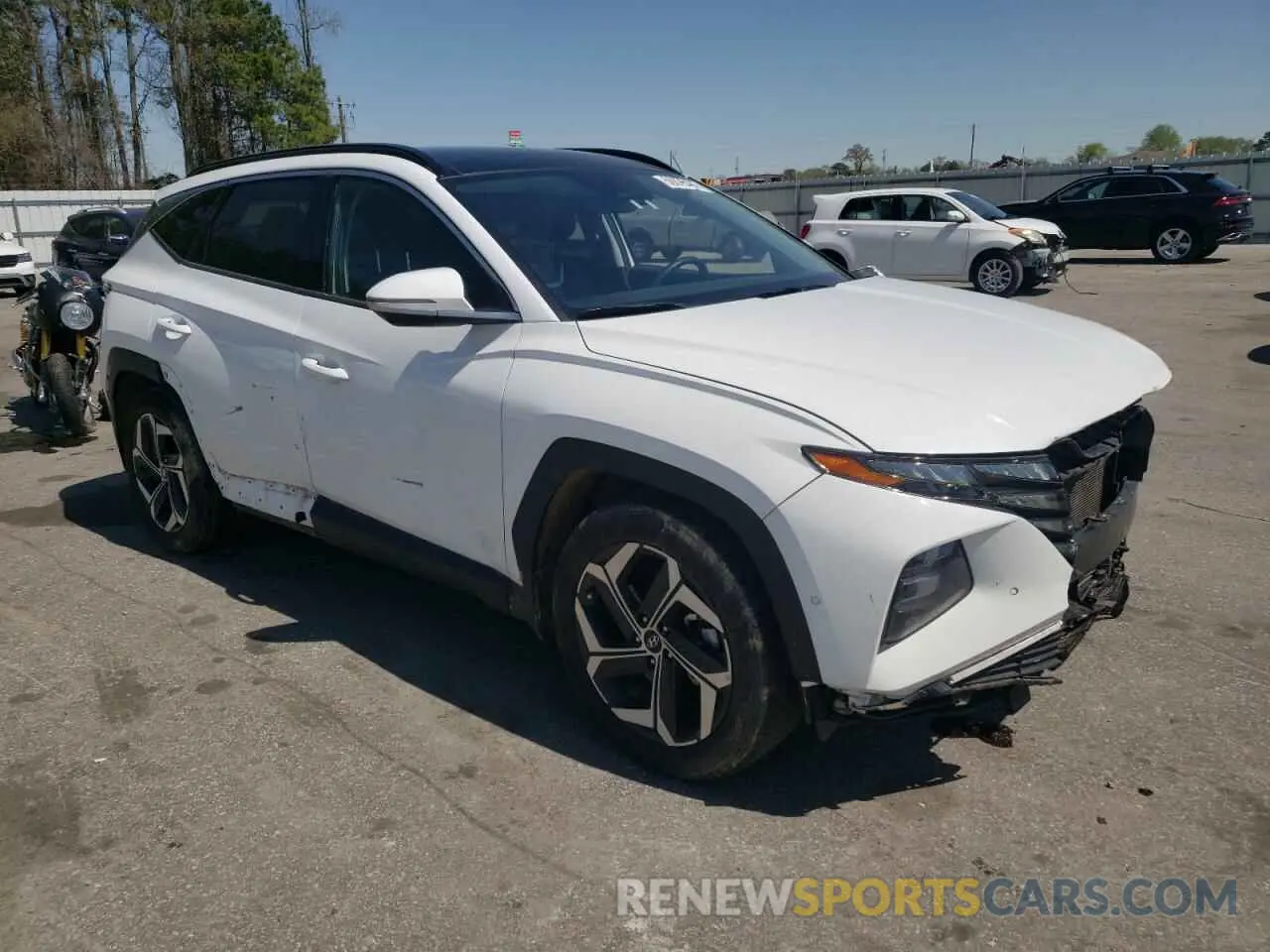 4 Photograph of a damaged car 5NMJE3AE4PH235741 HYUNDAI TUCSON 2023