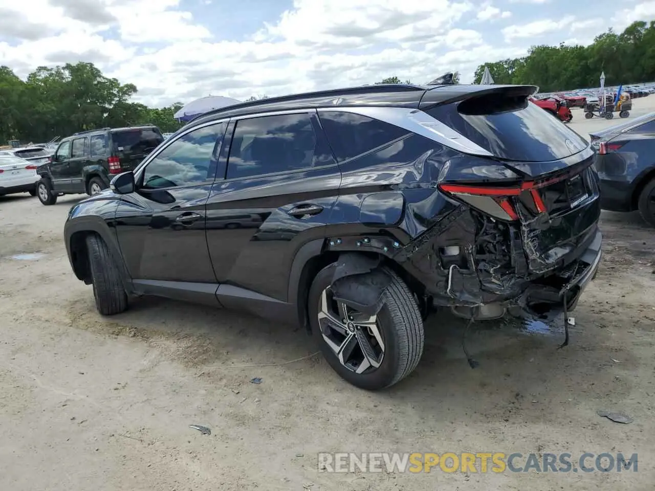 2 Photograph of a damaged car 5NMJE3AE5PH193578 HYUNDAI TUCSON 2023