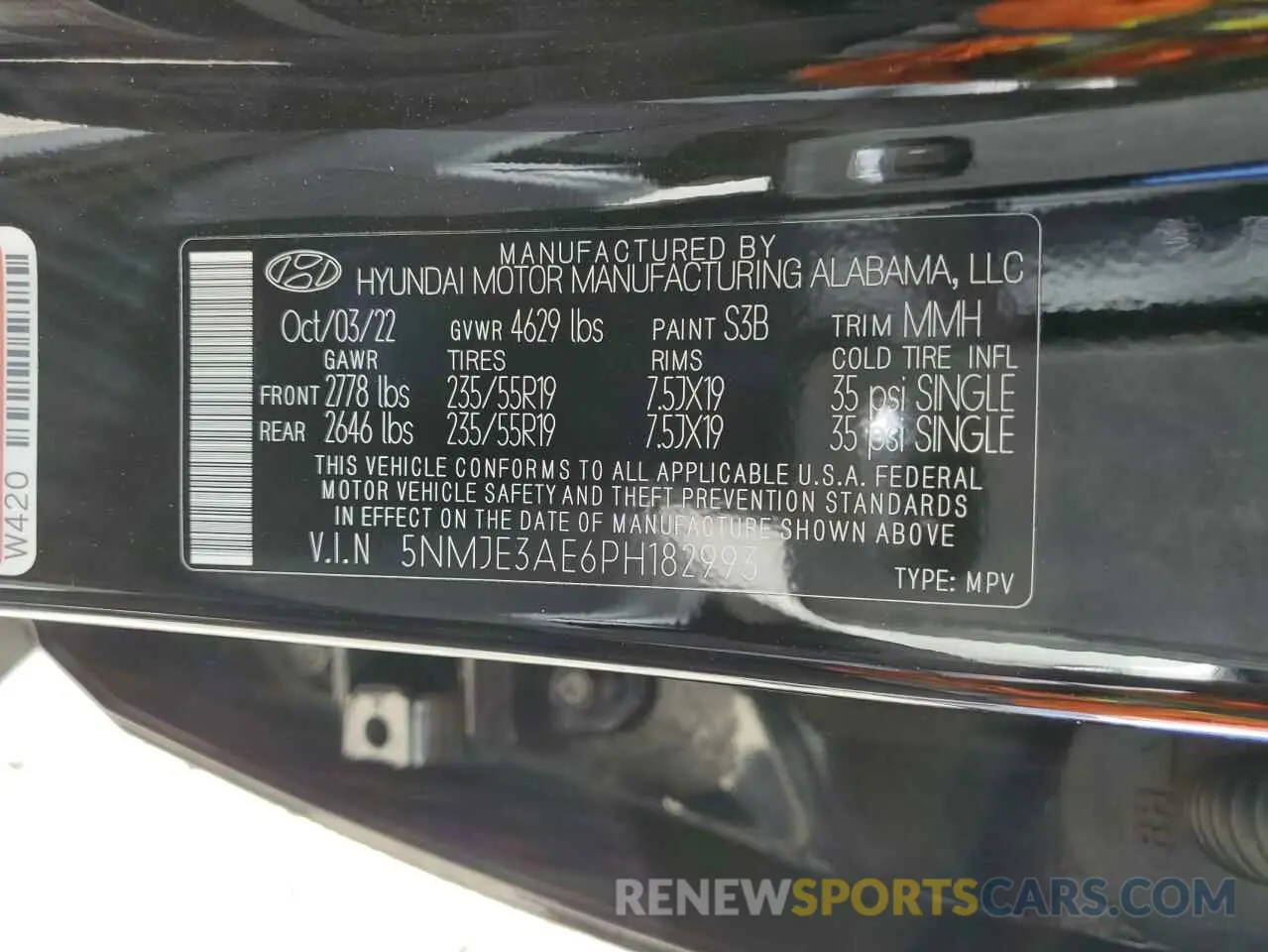 14 Photograph of a damaged car 5NMJE3AE6PH182993 HYUNDAI TUCSON 2023