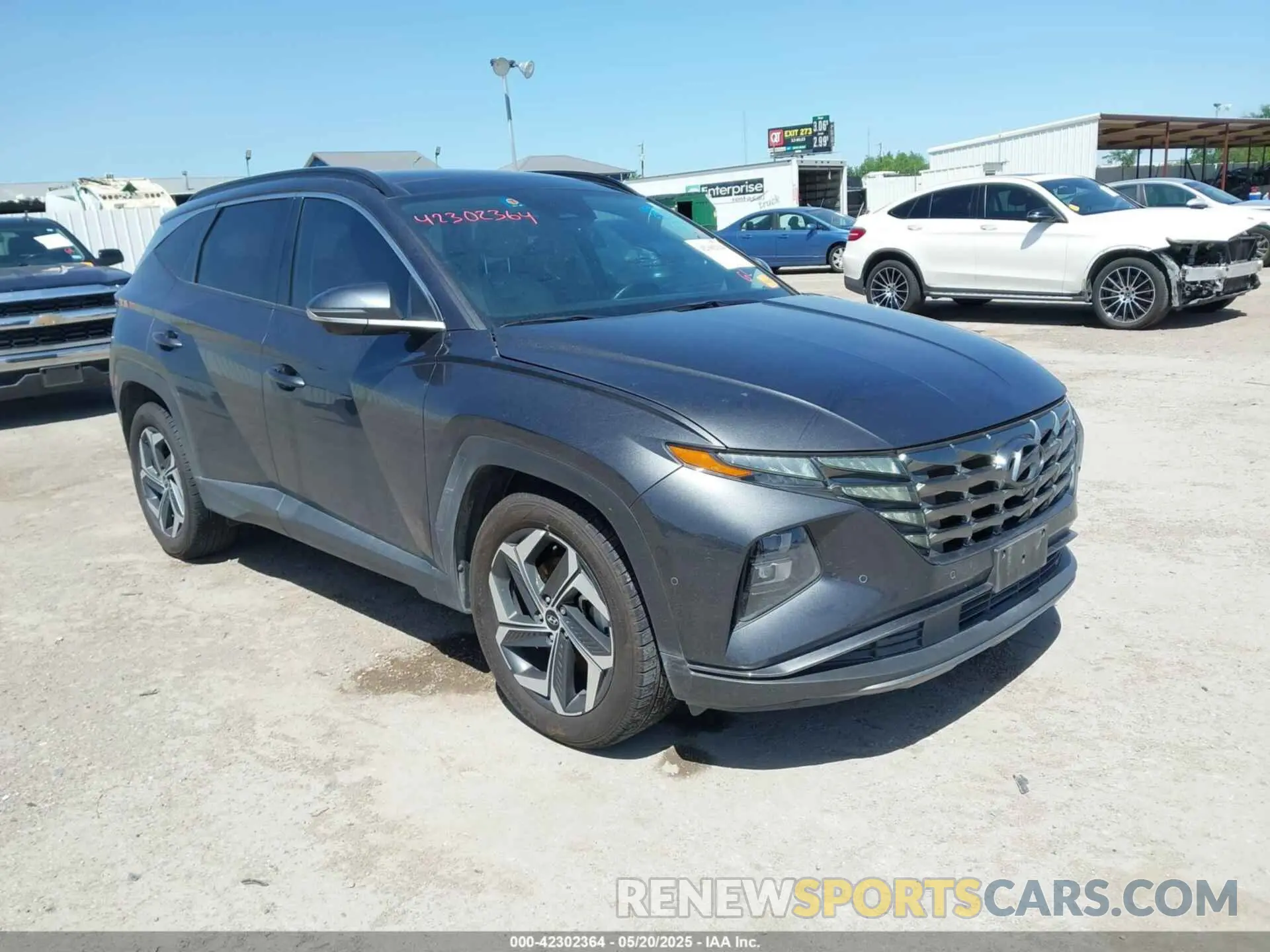 1 Photograph of a damaged car 5NMJE3AE7PH202376 HYUNDAI TUCSON 2023