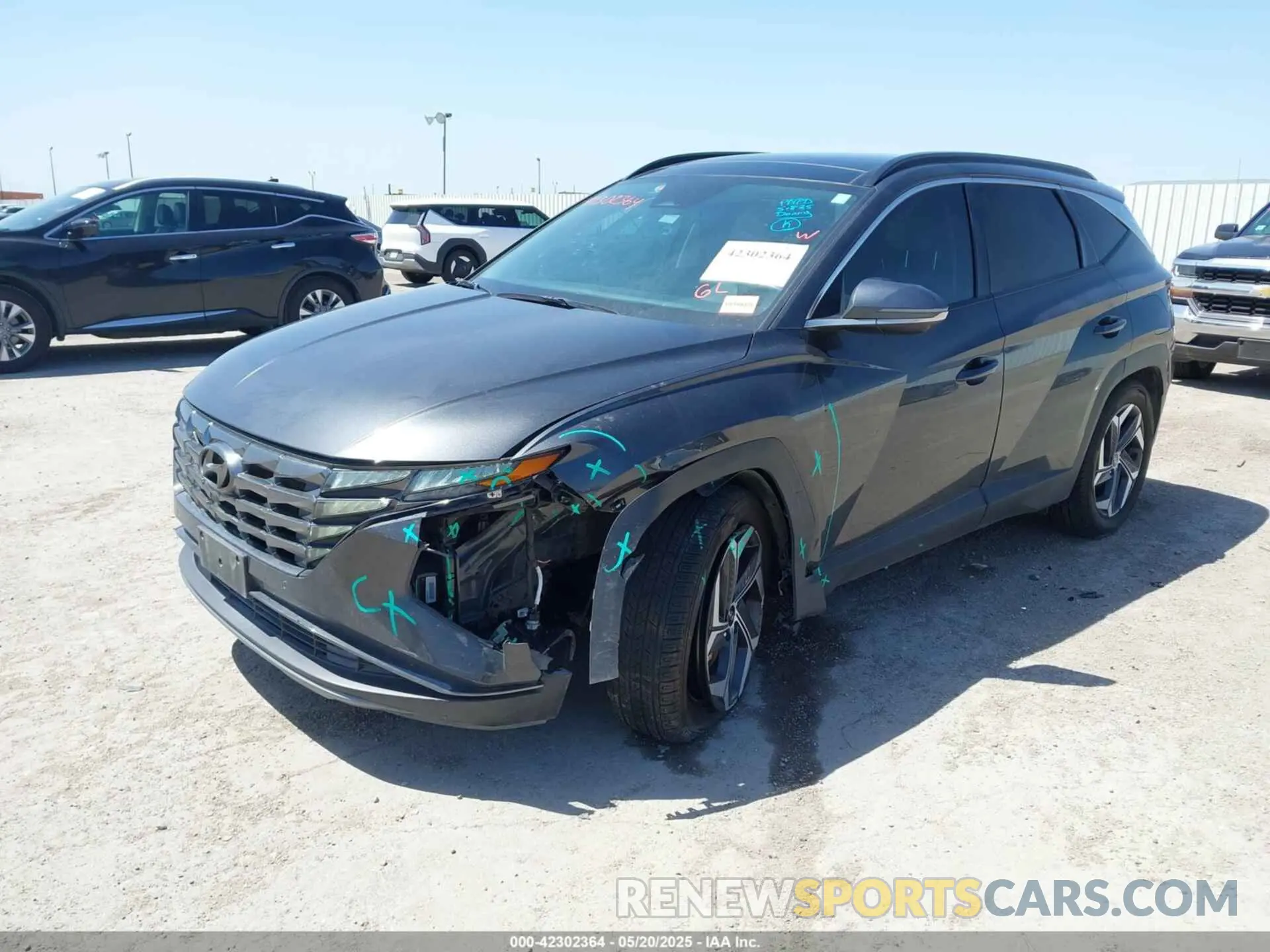 2 Photograph of a damaged car 5NMJE3AE7PH202376 HYUNDAI TUCSON 2023