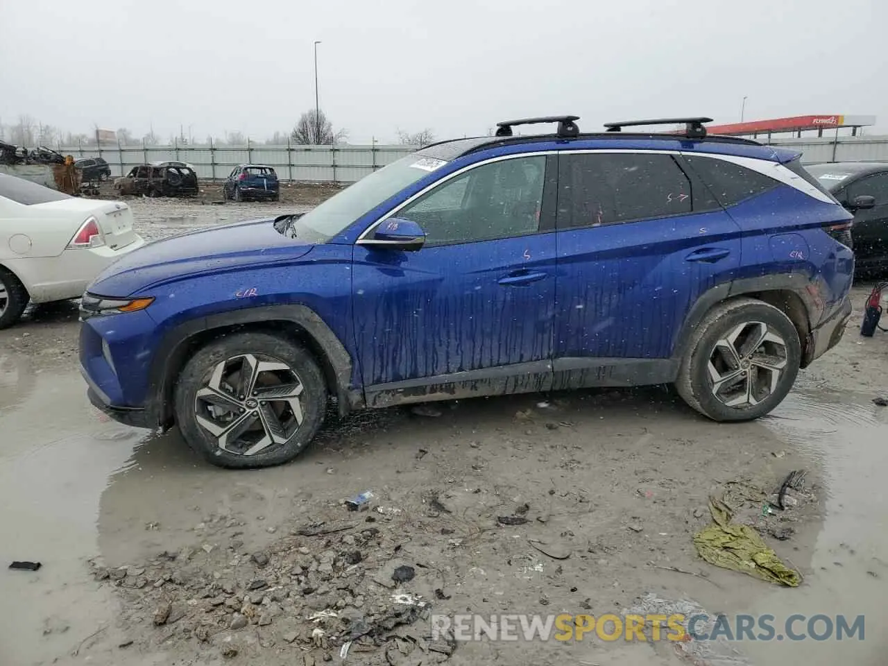 1 Photograph of a damaged car 5NMJE3AE8PH162082 HYUNDAI TUCSON 2023