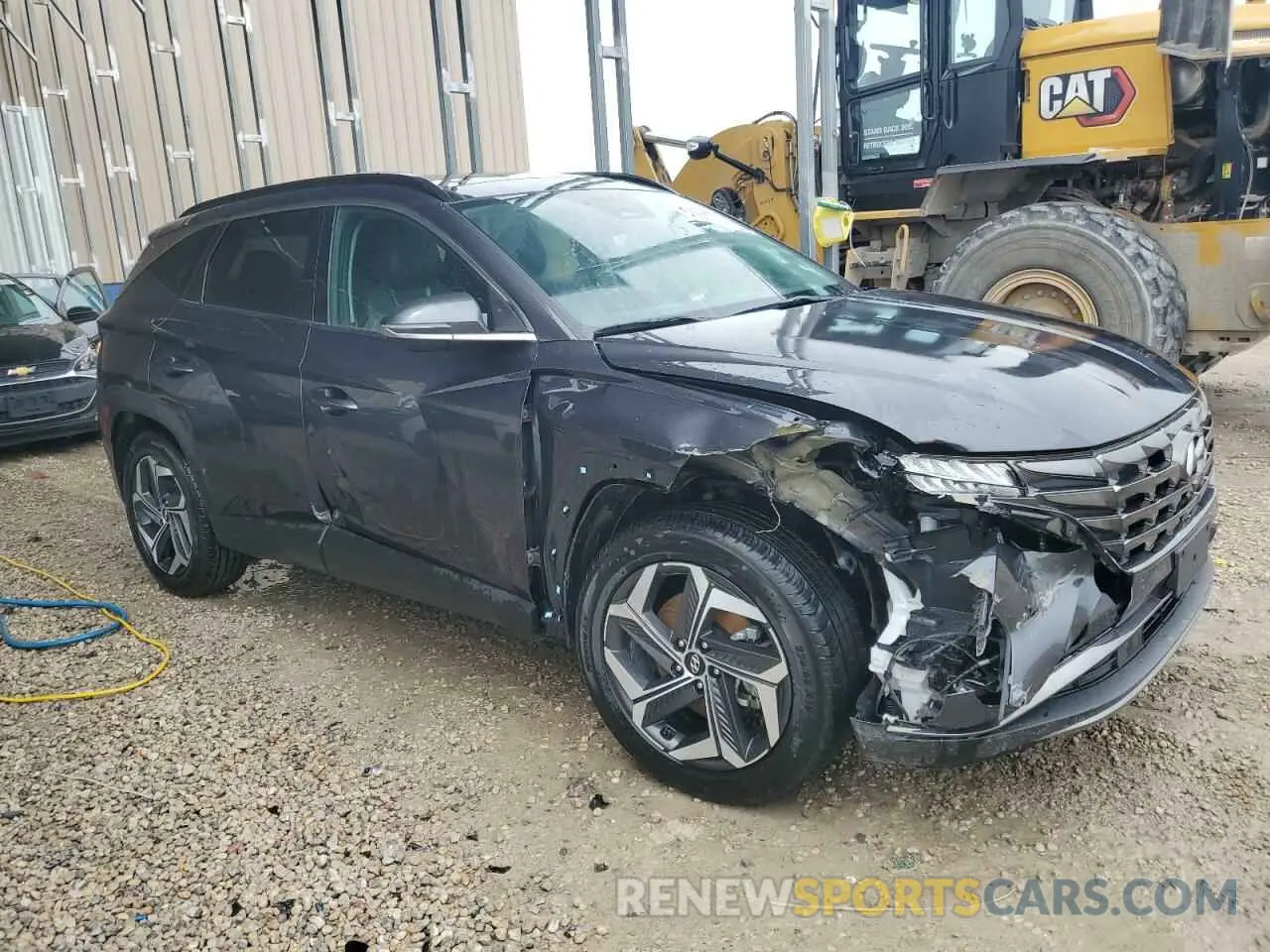4 Photograph of a damaged car 5NMJE3AEXPH236957 HYUNDAI TUCSON 2023