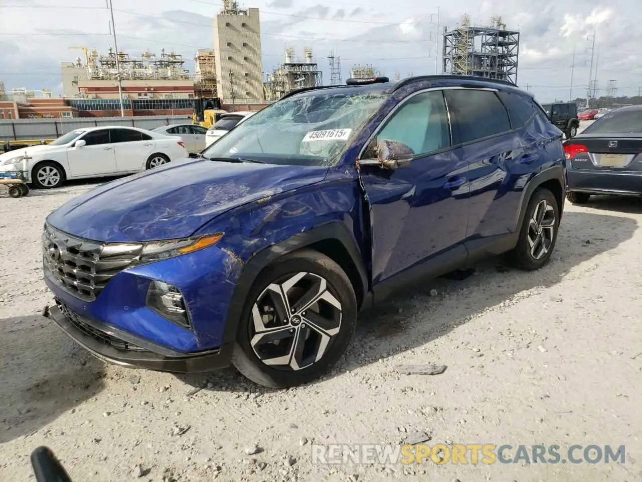 1 Photograph of a damaged car 5NMJE3AEXPH276634 HYUNDAI TUCSON 2023