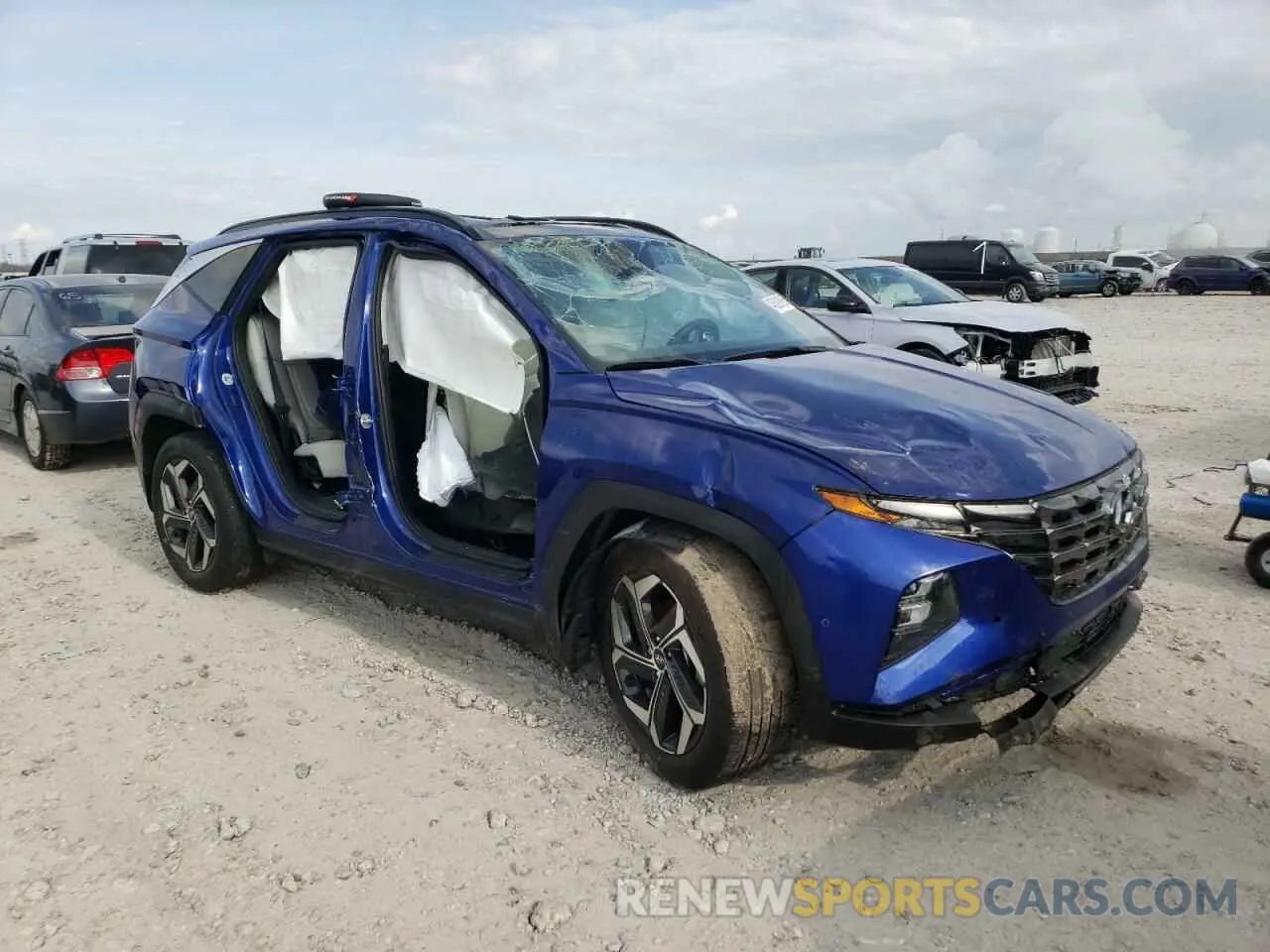 4 Photograph of a damaged car 5NMJE3AEXPH276634 HYUNDAI TUCSON 2023