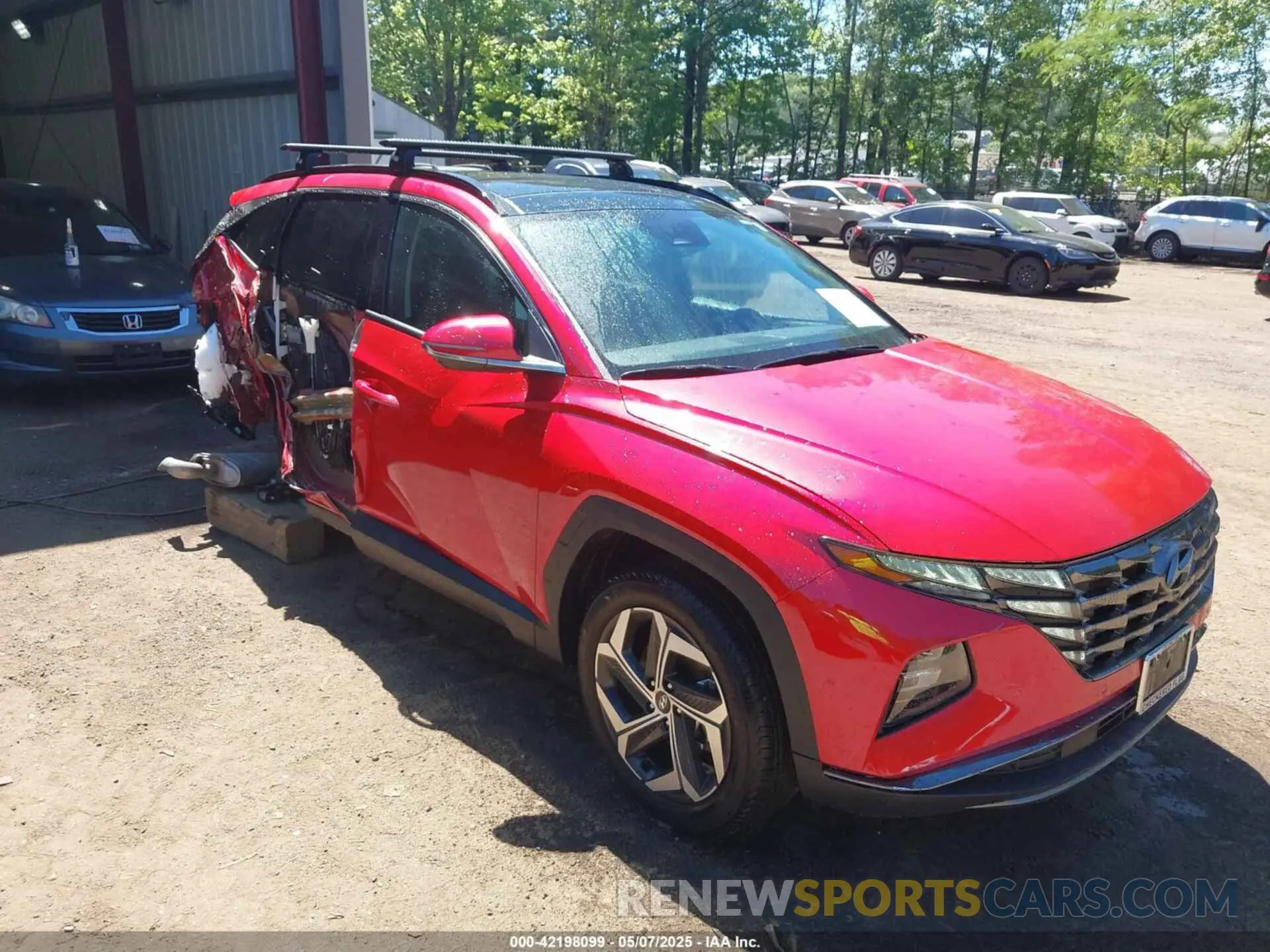 1 Photograph of a damaged car 5NMJECAE0PH206589 HYUNDAI TUCSON 2023