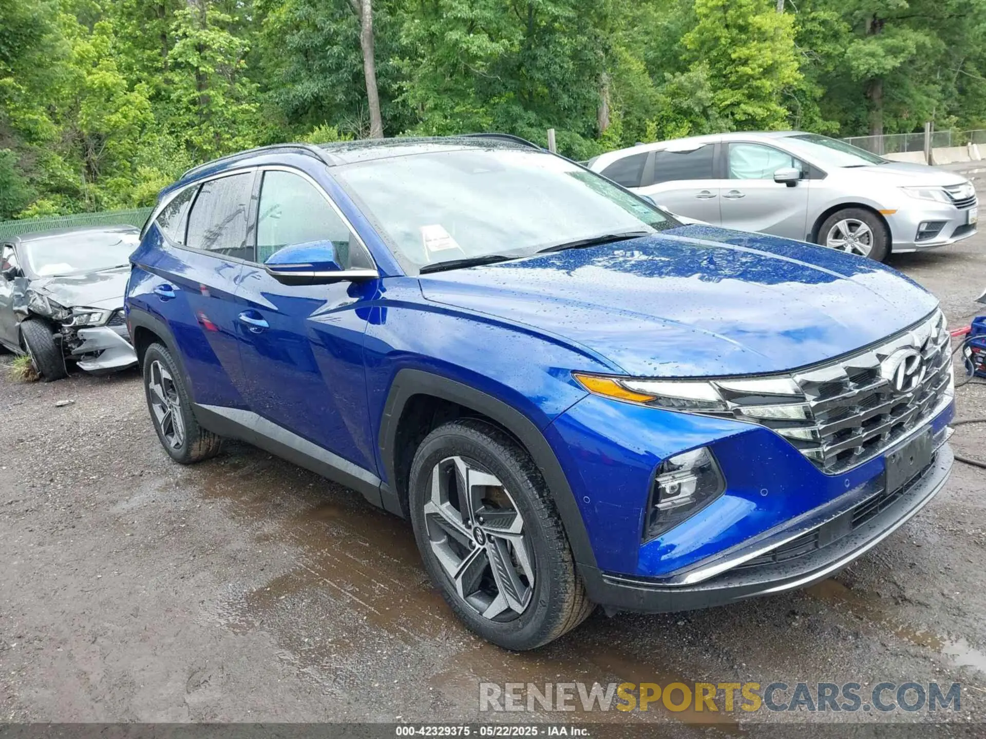 1 Photograph of a damaged car 5NMJECAE1PH165051 HYUNDAI TUCSON 2023
