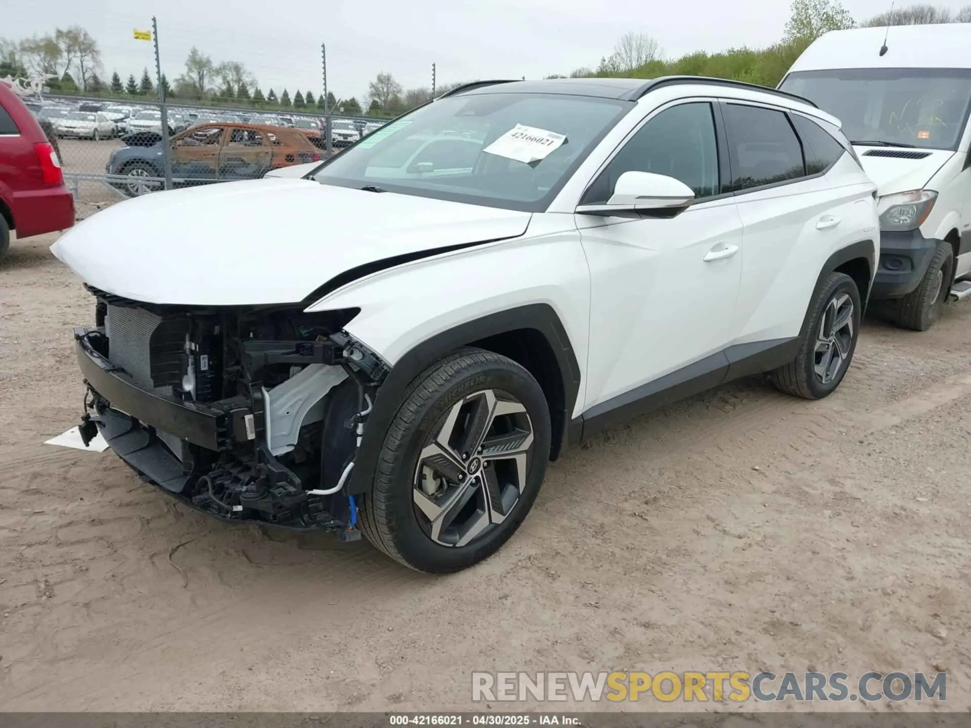 2 Photograph of a damaged car 5NMJECAE1PH250973 HYUNDAI TUCSON 2023