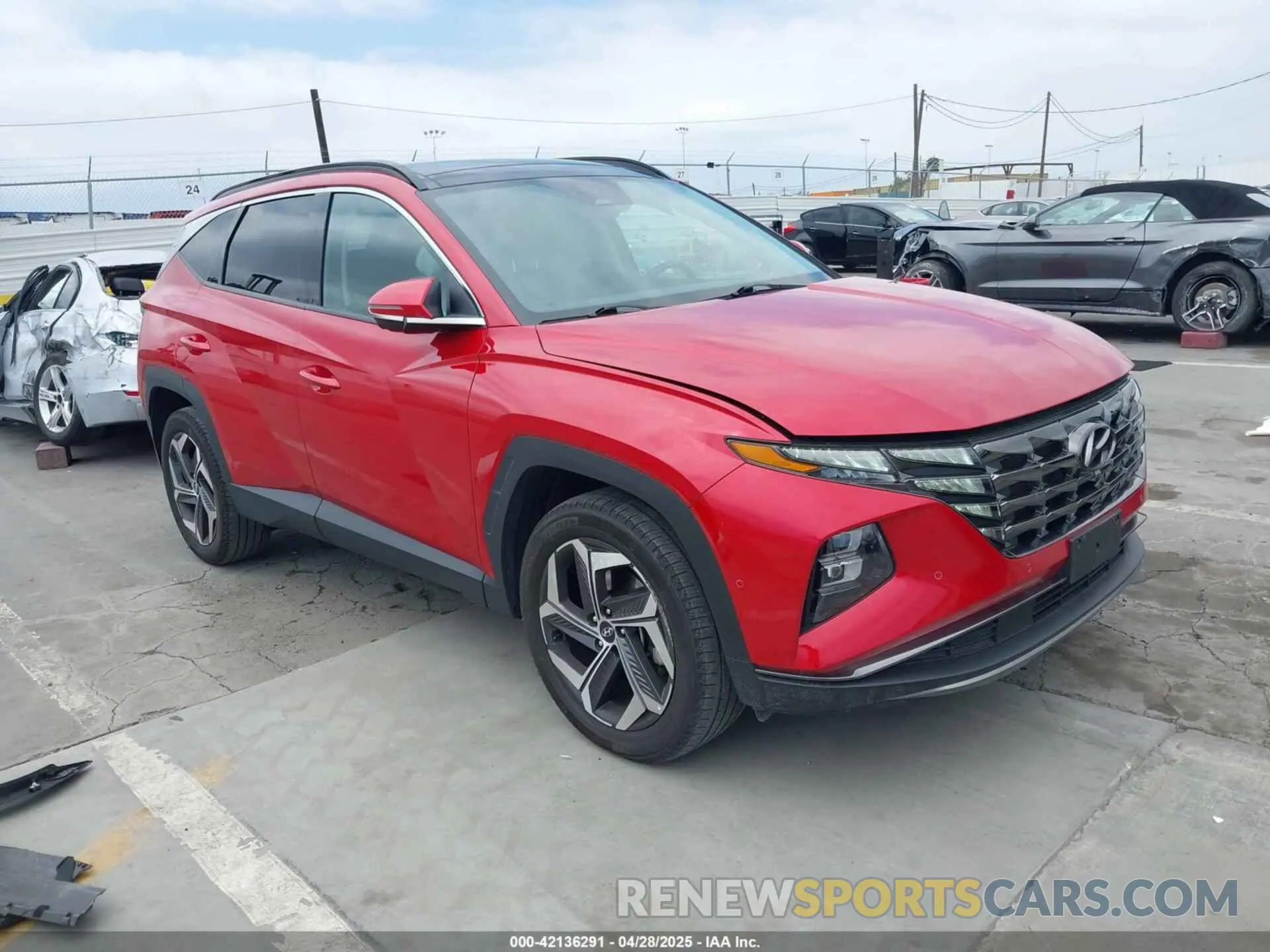 1 Photograph of a damaged car 5NMJECAE2PH163311 HYUNDAI TUCSON 2023
