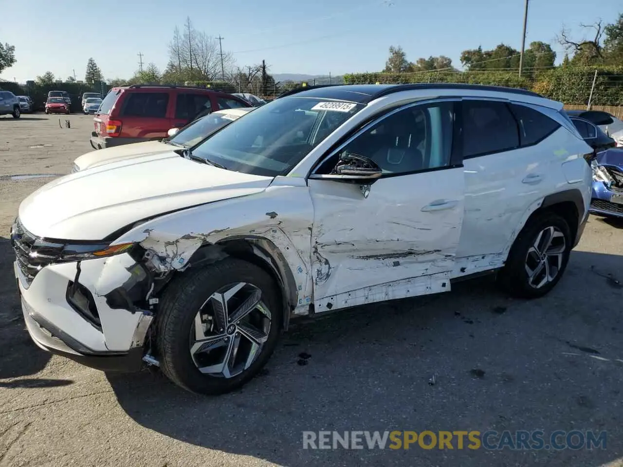 1 Photograph of a damaged car 5NMJECAE2PH226388 HYUNDAI TUCSON 2023