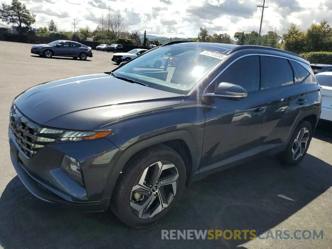 1 Photograph of a damaged car 5NMJECAE2PH232756 HYUNDAI TUCSON 2023