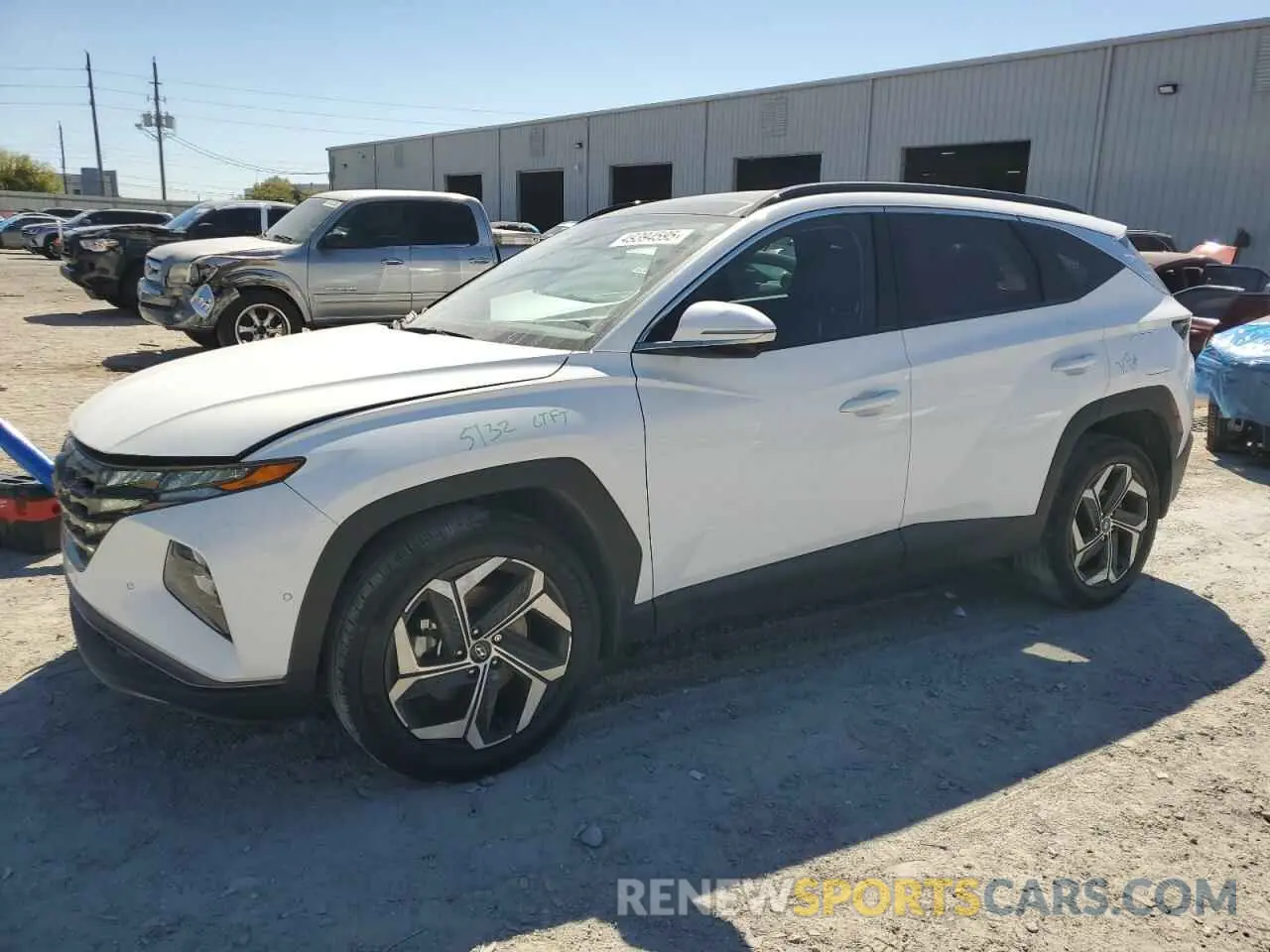 1 Photograph of a damaged car 5NMJECAE2PH249024 HYUNDAI TUCSON 2023