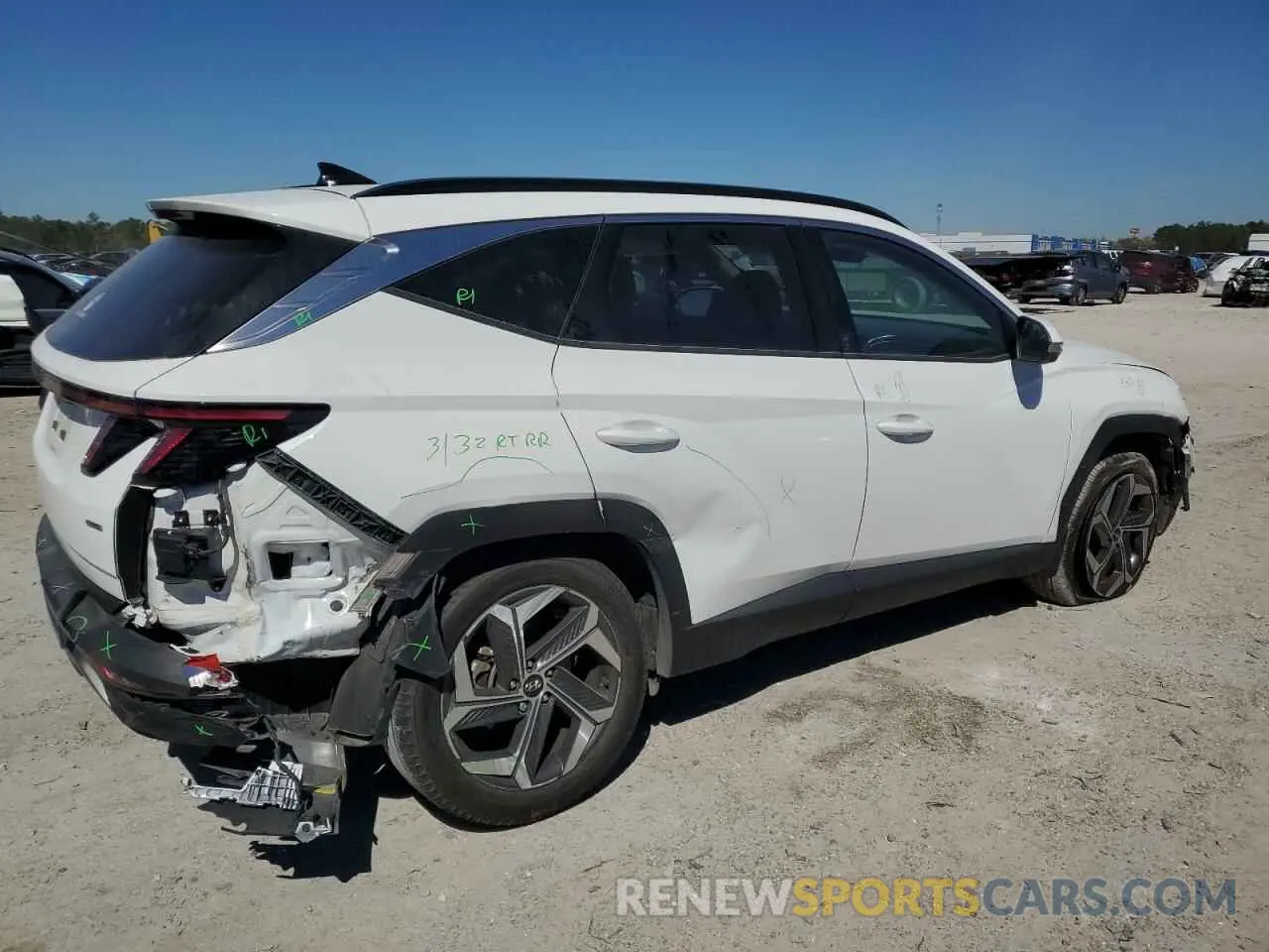 3 Photograph of a damaged car 5NMJECAE2PH249024 HYUNDAI TUCSON 2023
