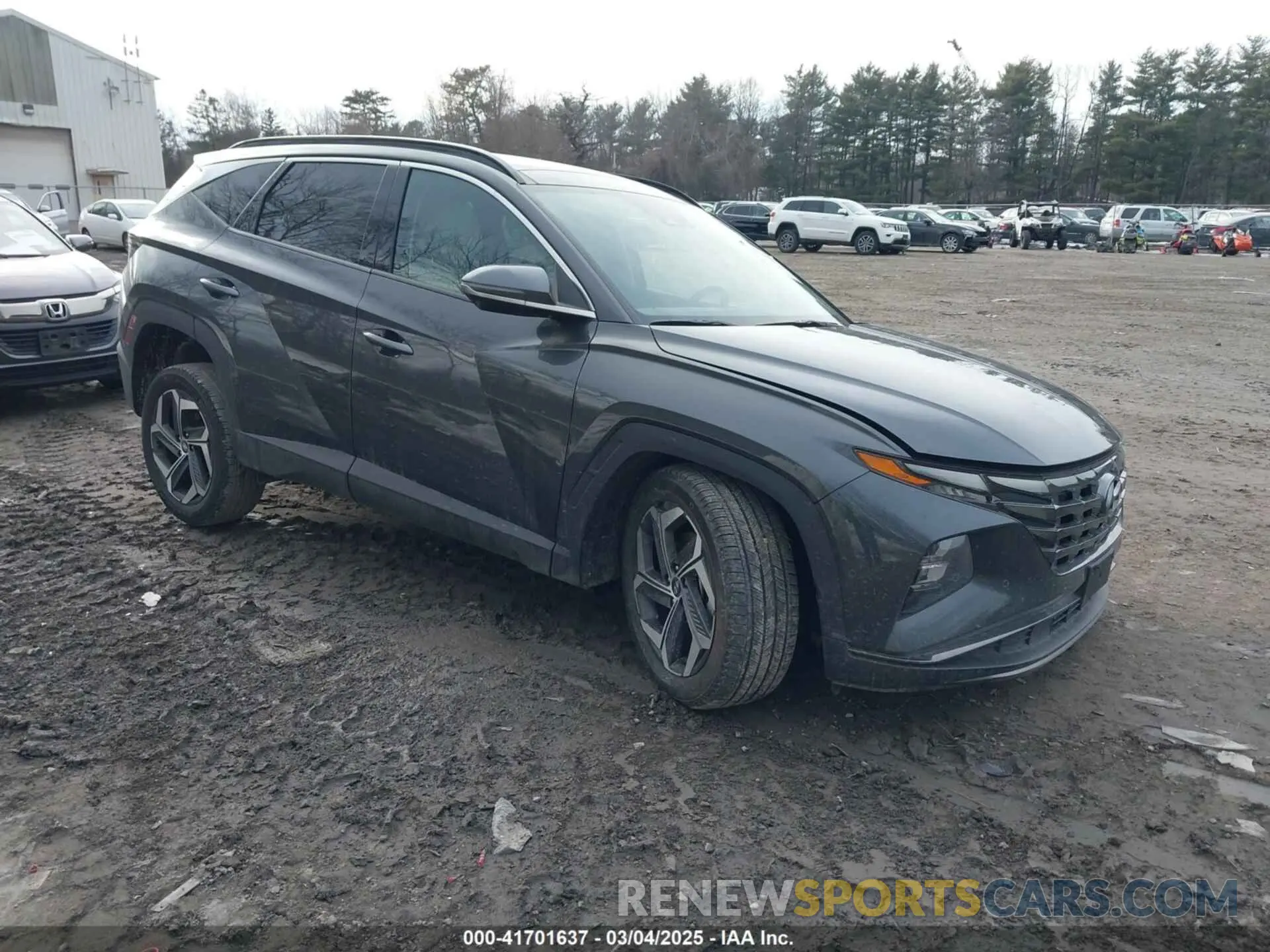 1 Photograph of a damaged car 5NMJECAE2PH280709 HYUNDAI TUCSON 2023
