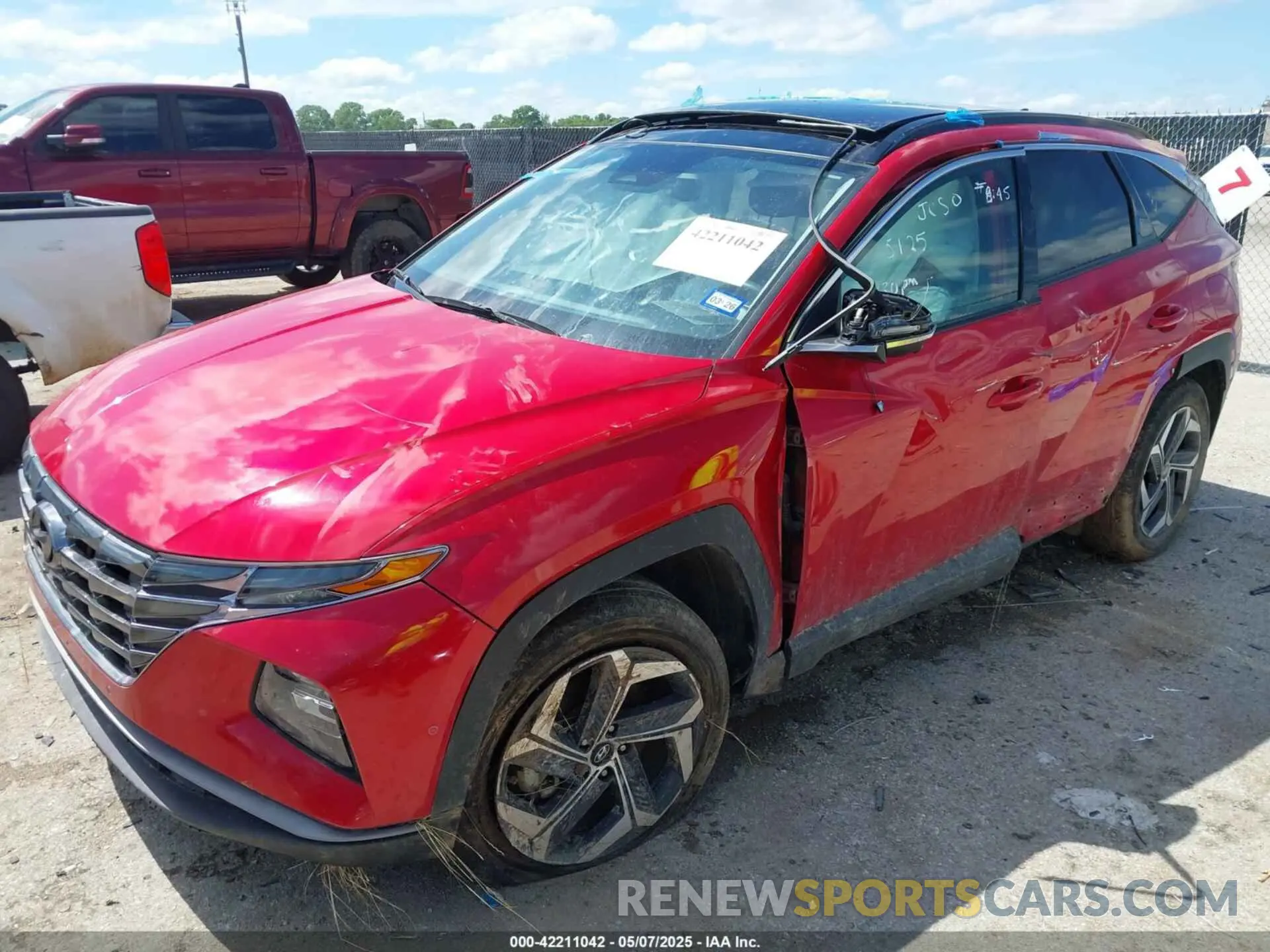 2 Photograph of a damaged car 5NMJECAE3PH237237 HYUNDAI TUCSON 2023