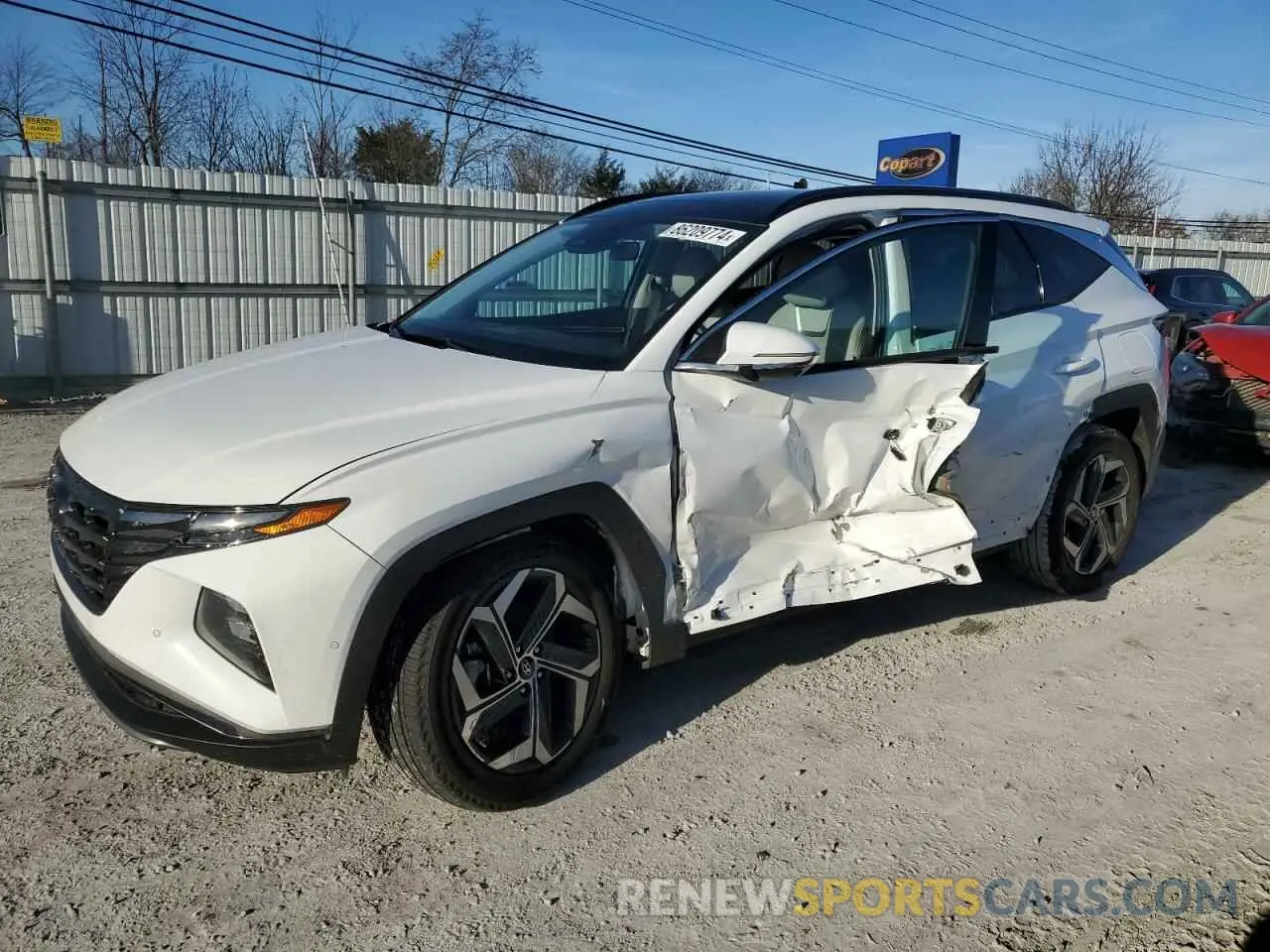 1 Photograph of a damaged car 5NMJECAE4PH233617 HYUNDAI TUCSON 2023