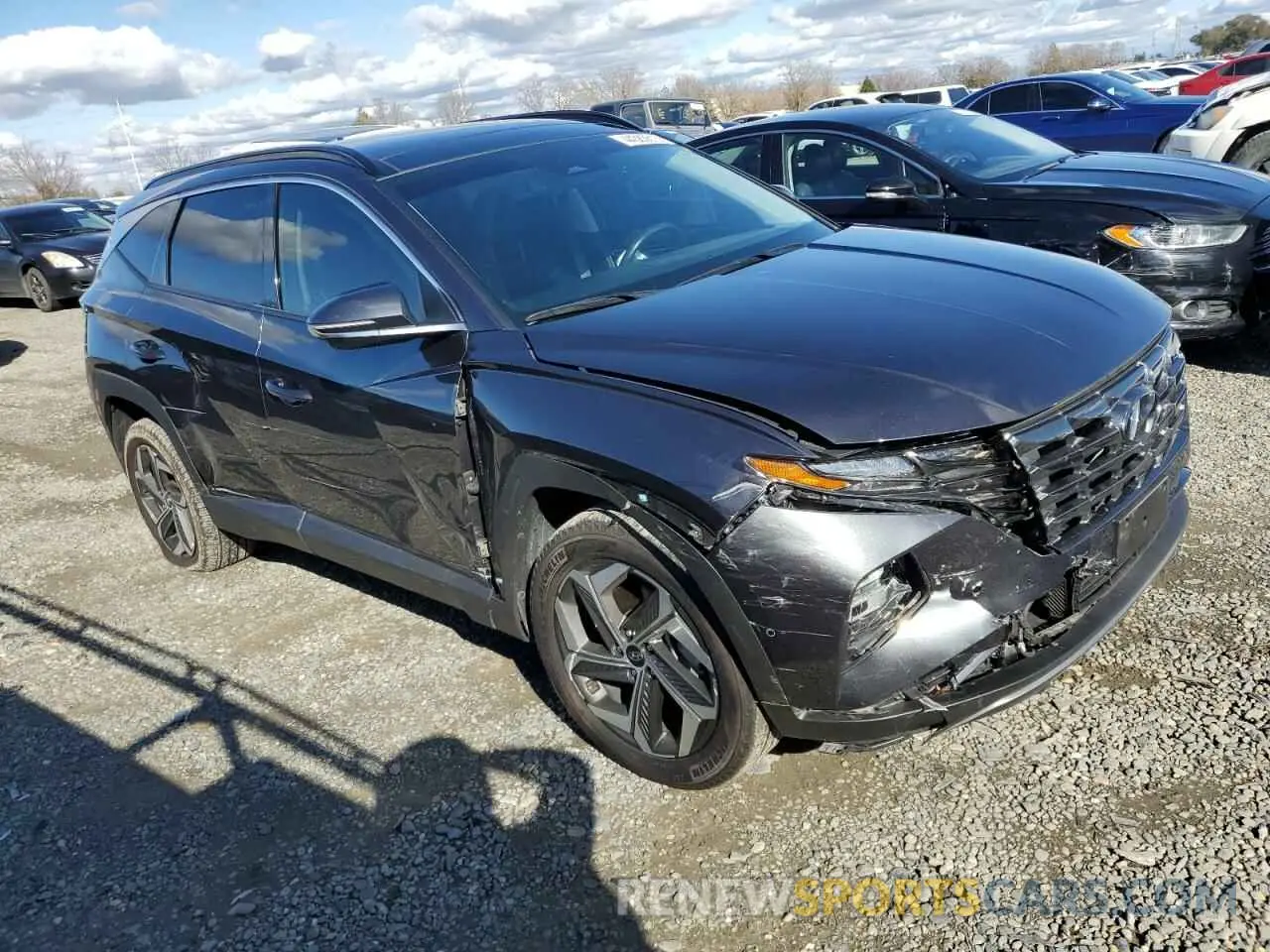 4 Photograph of a damaged car 5NMJECAE4PH241507 HYUNDAI TUCSON 2023