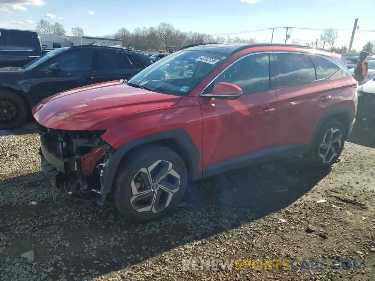 1 Photograph of a damaged car 5NMJECAE4PH279948 HYUNDAI TUCSON 2023
