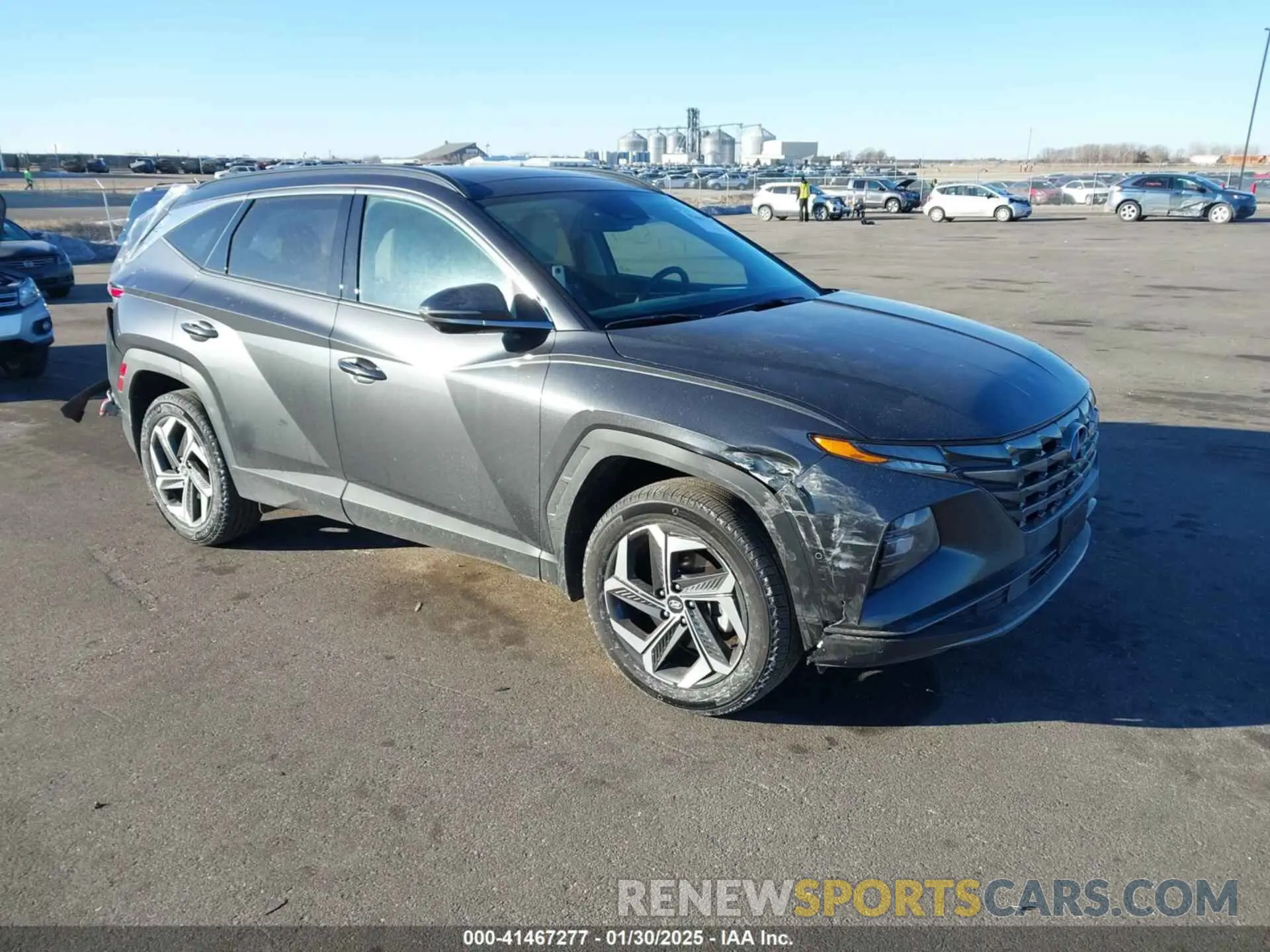 1 Photograph of a damaged car 5NMJECAE5PH192057 HYUNDAI TUCSON 2023