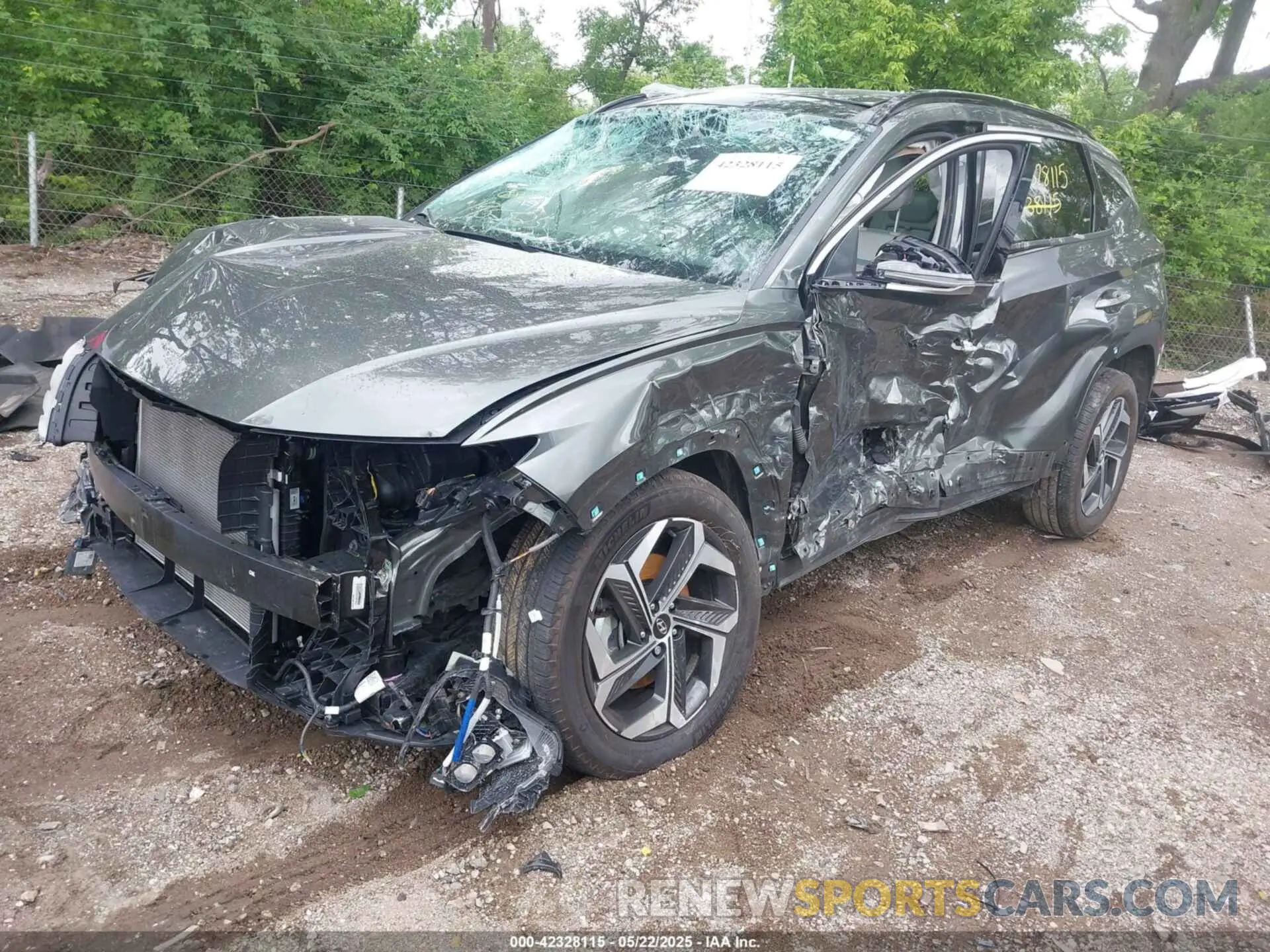 2 Photograph of a damaged car 5NMJECAE5PH195525 HYUNDAI TUCSON 2023