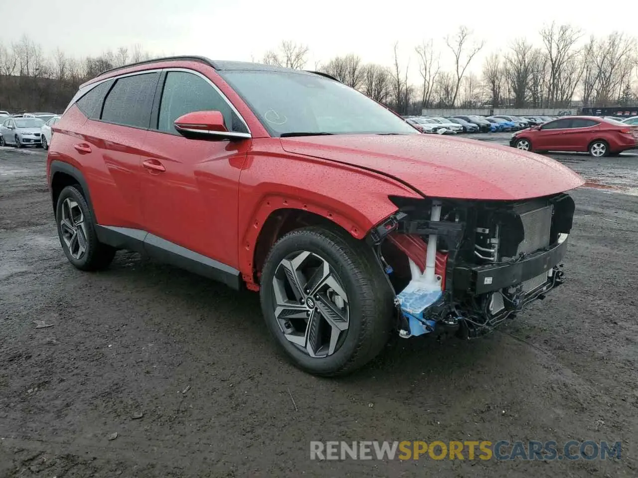 4 Photograph of a damaged car 5NMJECAE5PH200948 HYUNDAI TUCSON 2023